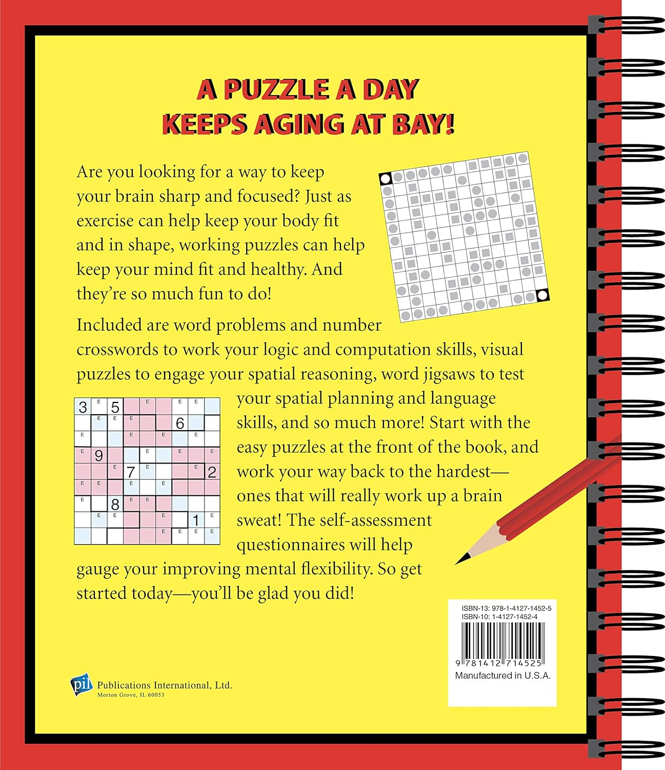 Brain Games - (Brain Games - Lower Your Brain Age in Minutes a Day) by  Publications International Ltd & Brain Games (Spiral Bound)