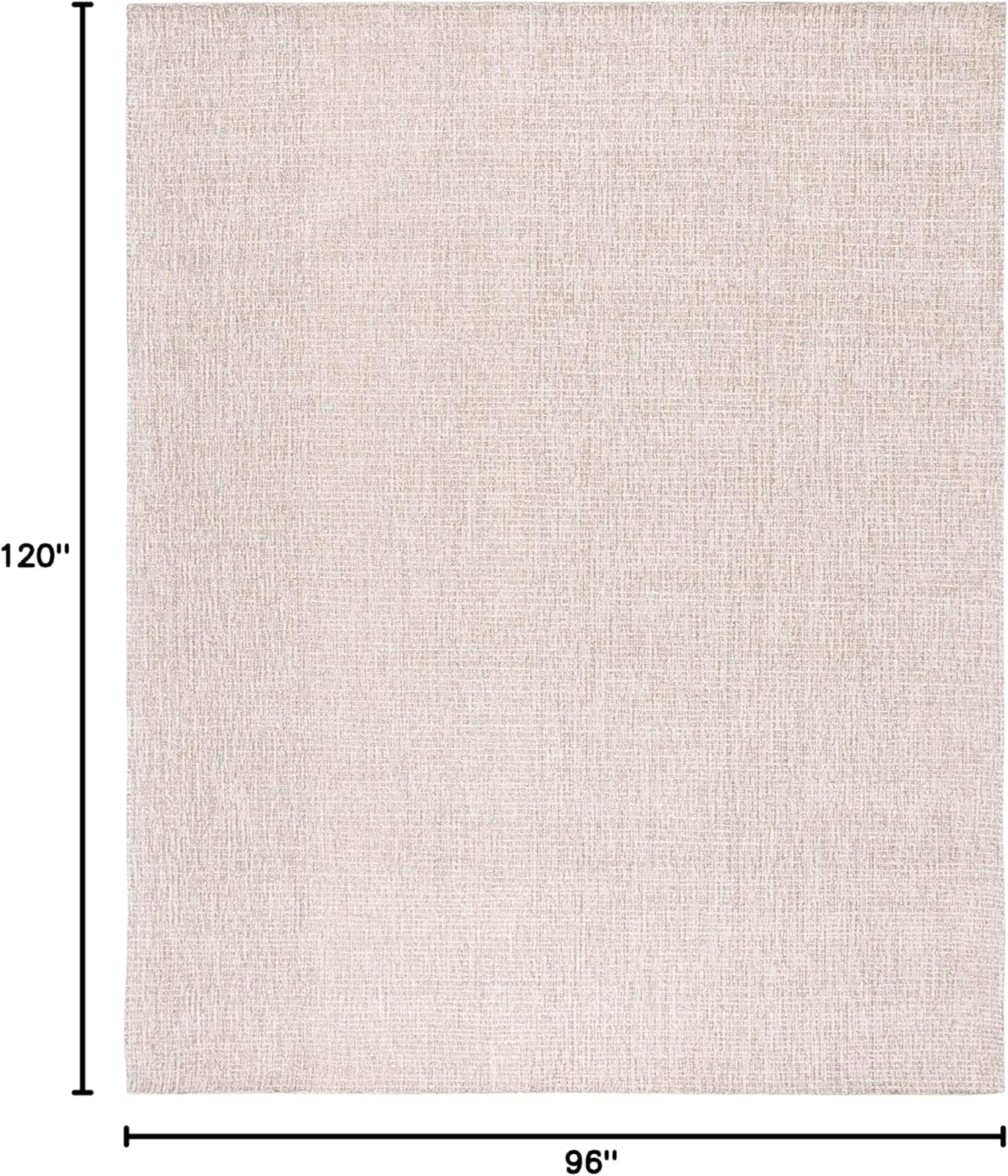 Handmade Abstract Gray Wool 8' x 10' Tufted Area Rug