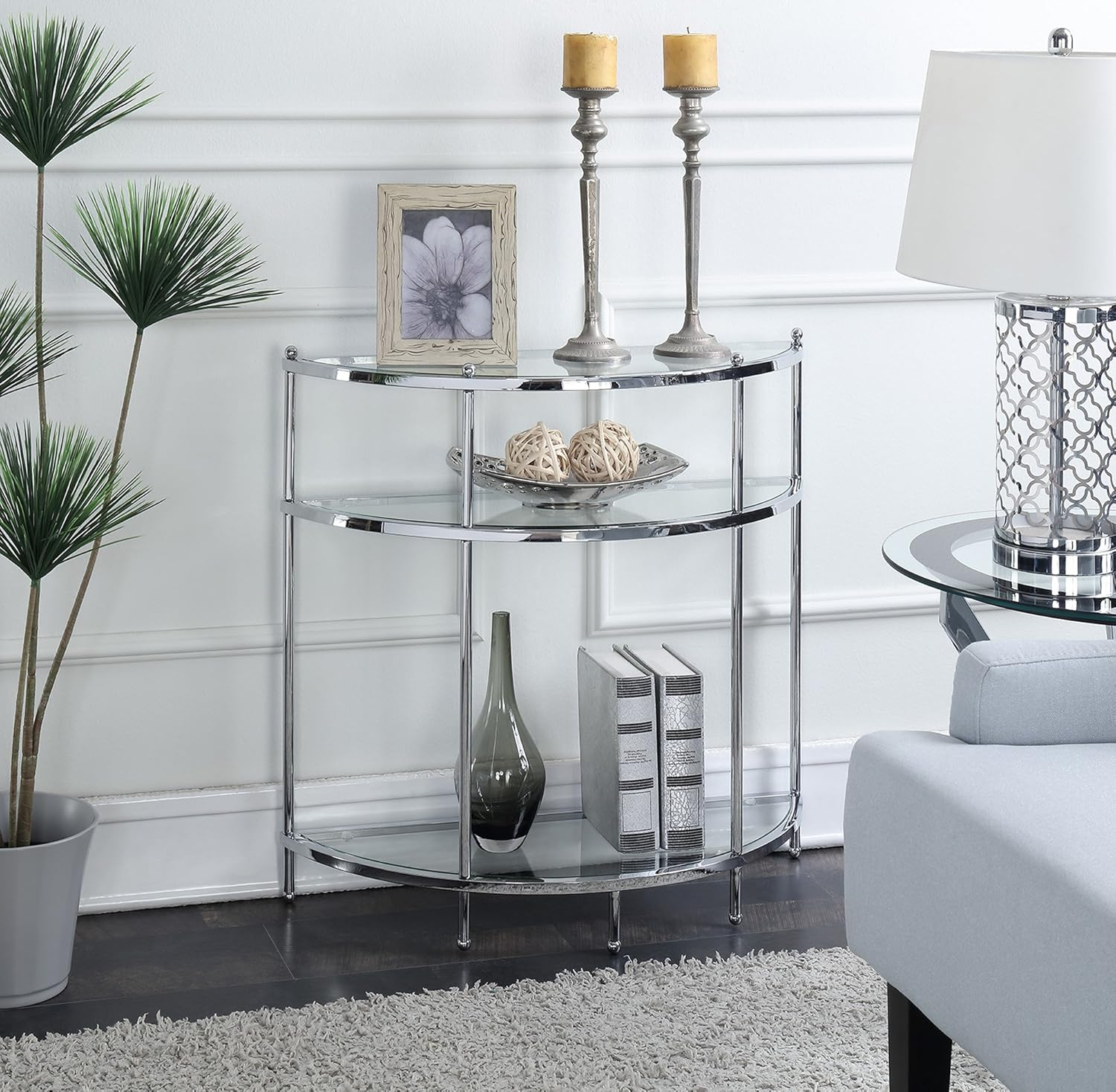 Convenience Concepts No Tools Royal Crest Entryway Table