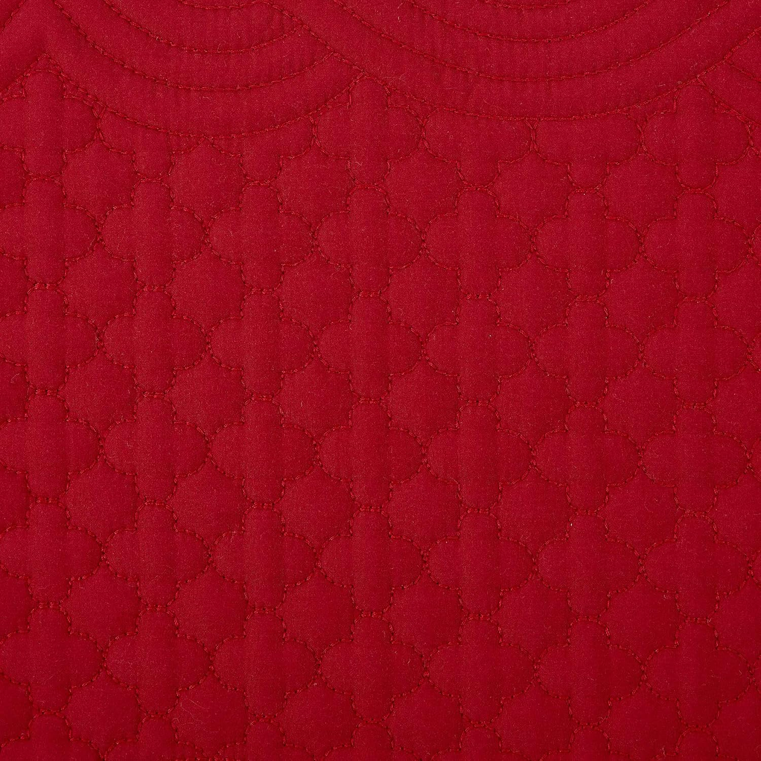 DII Cranberry Quilted Farmhouse Table Runner