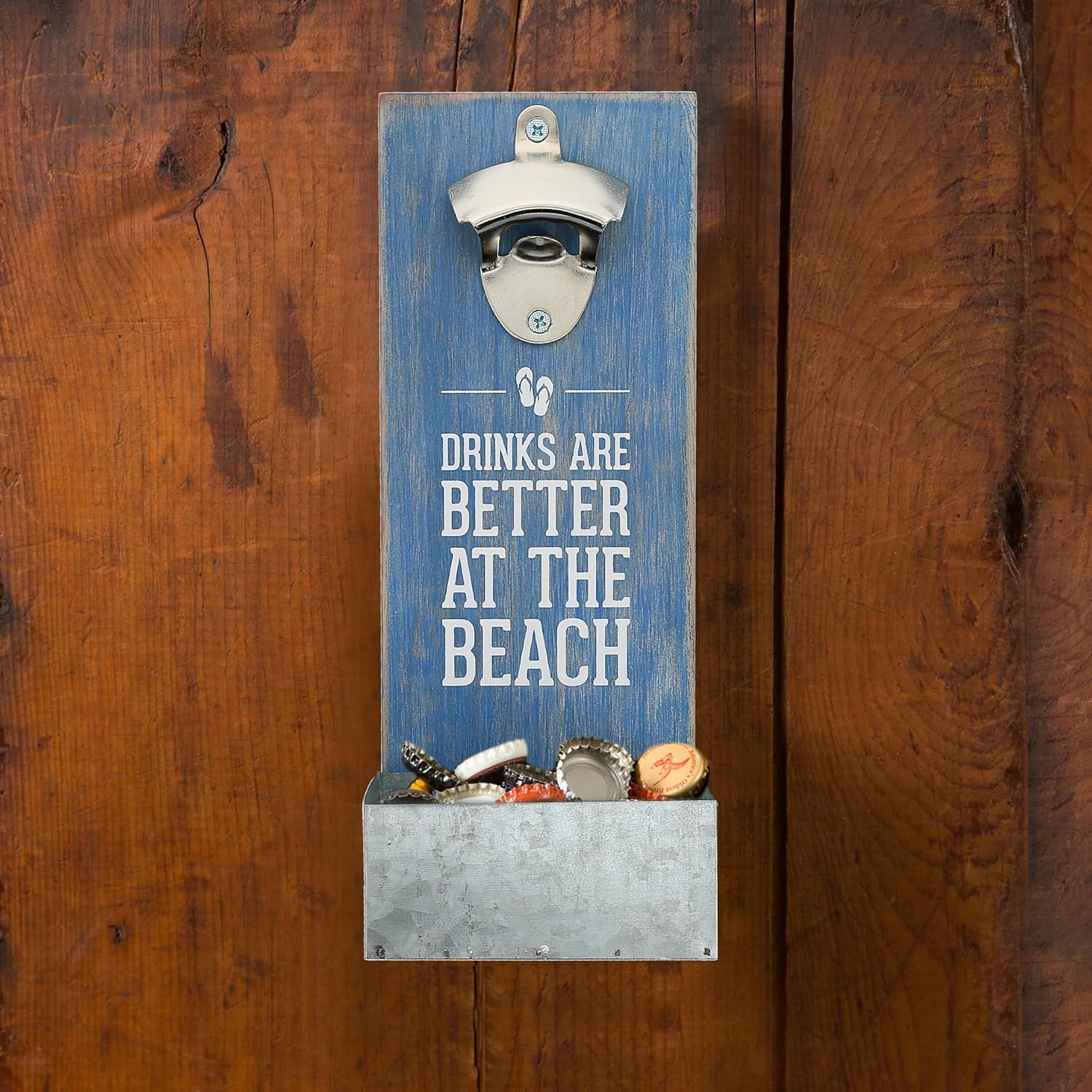 At the Beach - 11.5" Wall Mount Bottle Opener