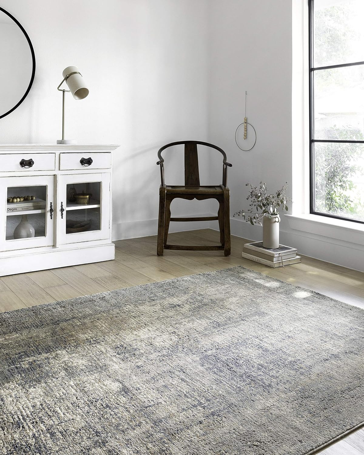 Loloi Teagan Denim / Slate 2'-8" x 7'-6" Runner Rug