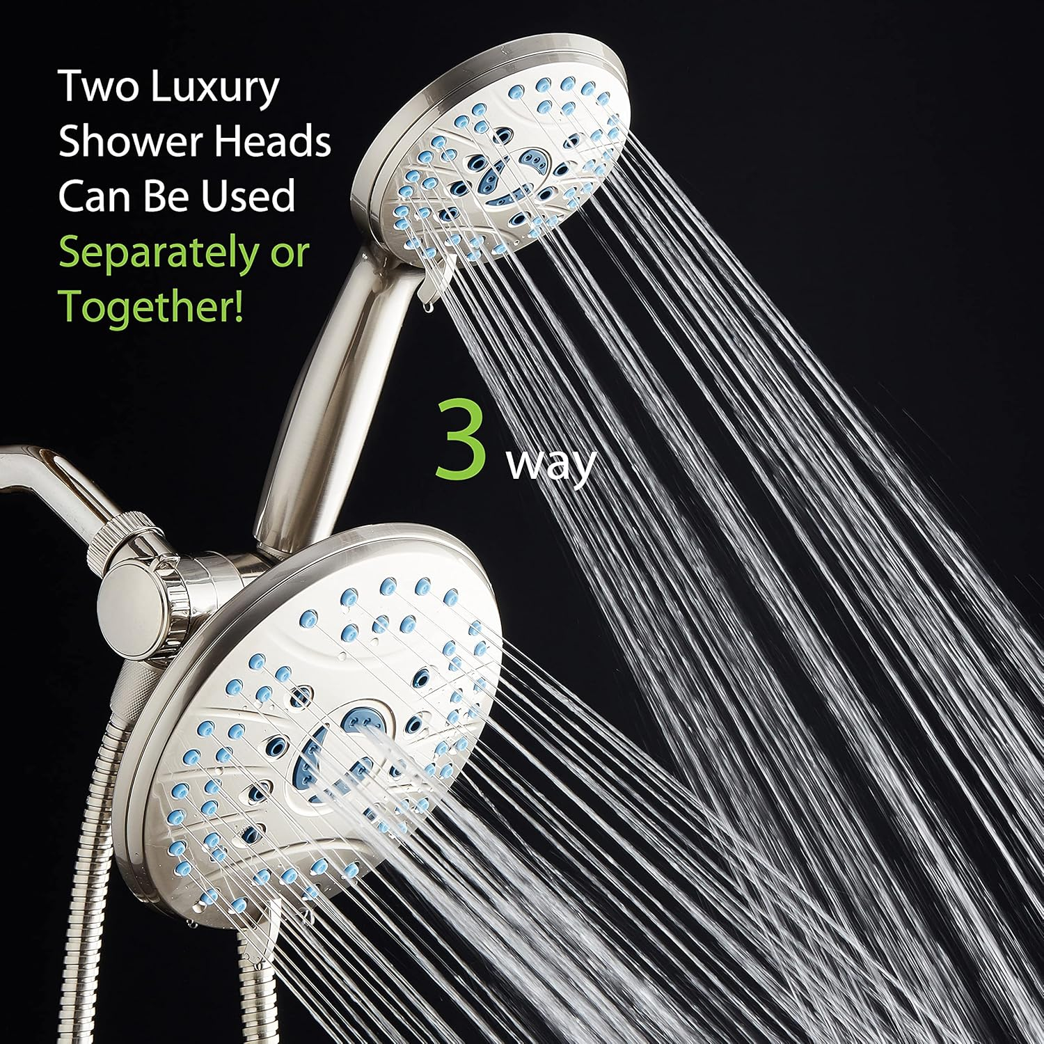 Dual Shower Head 2.5 GPM GPM