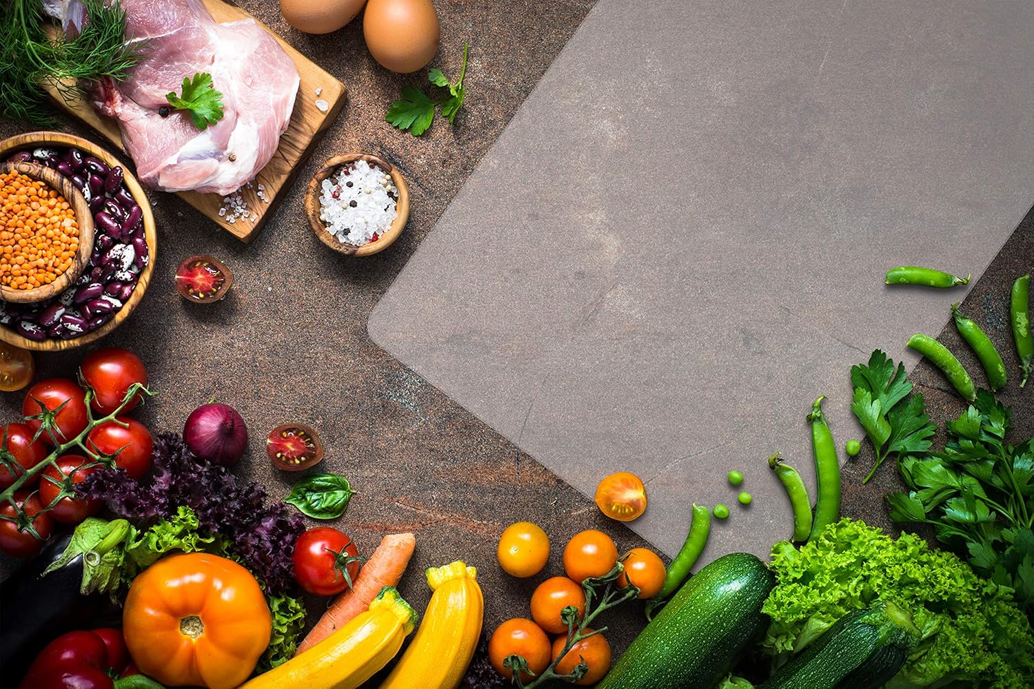 extra thick flexible frosted clear plastic cutting mats, 12" x 18", set of 6, by better kitchen products