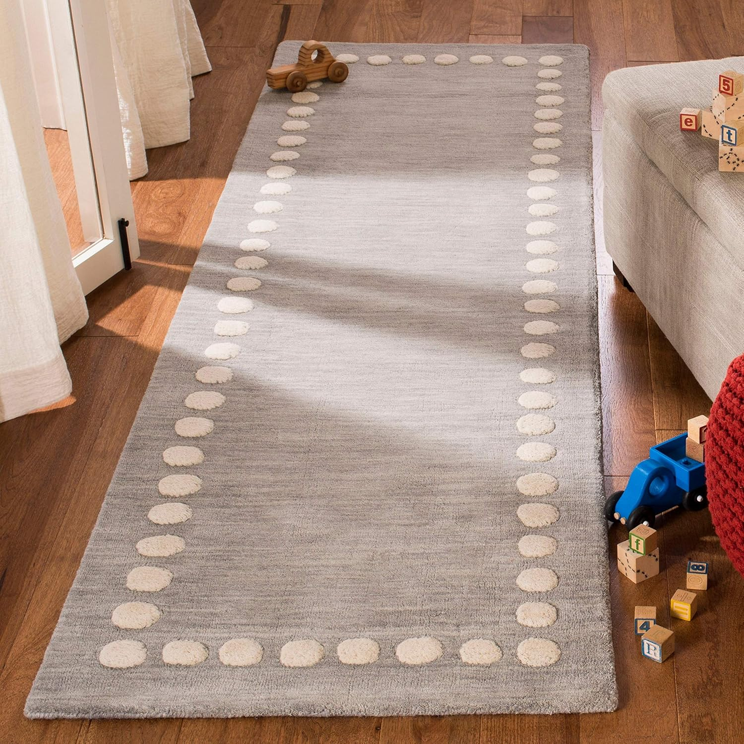 Safavieh Kids Fiona Solid Bordered Area Rug or Runner