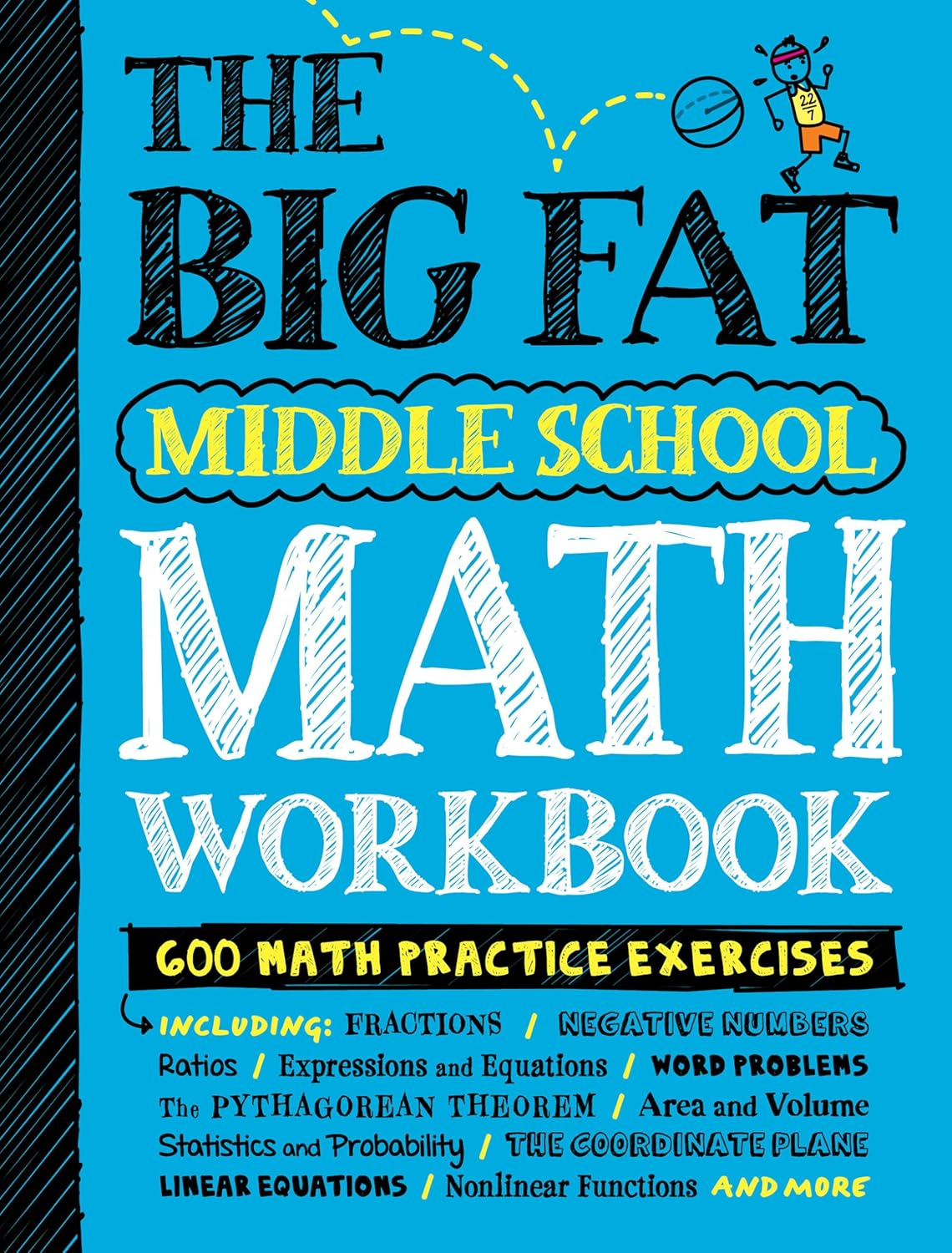 The Big Fat Middle School Math Workbook - (Big Fat Notebooks) by  Workman Publishing & Editors of Brain Quest (Paperback)