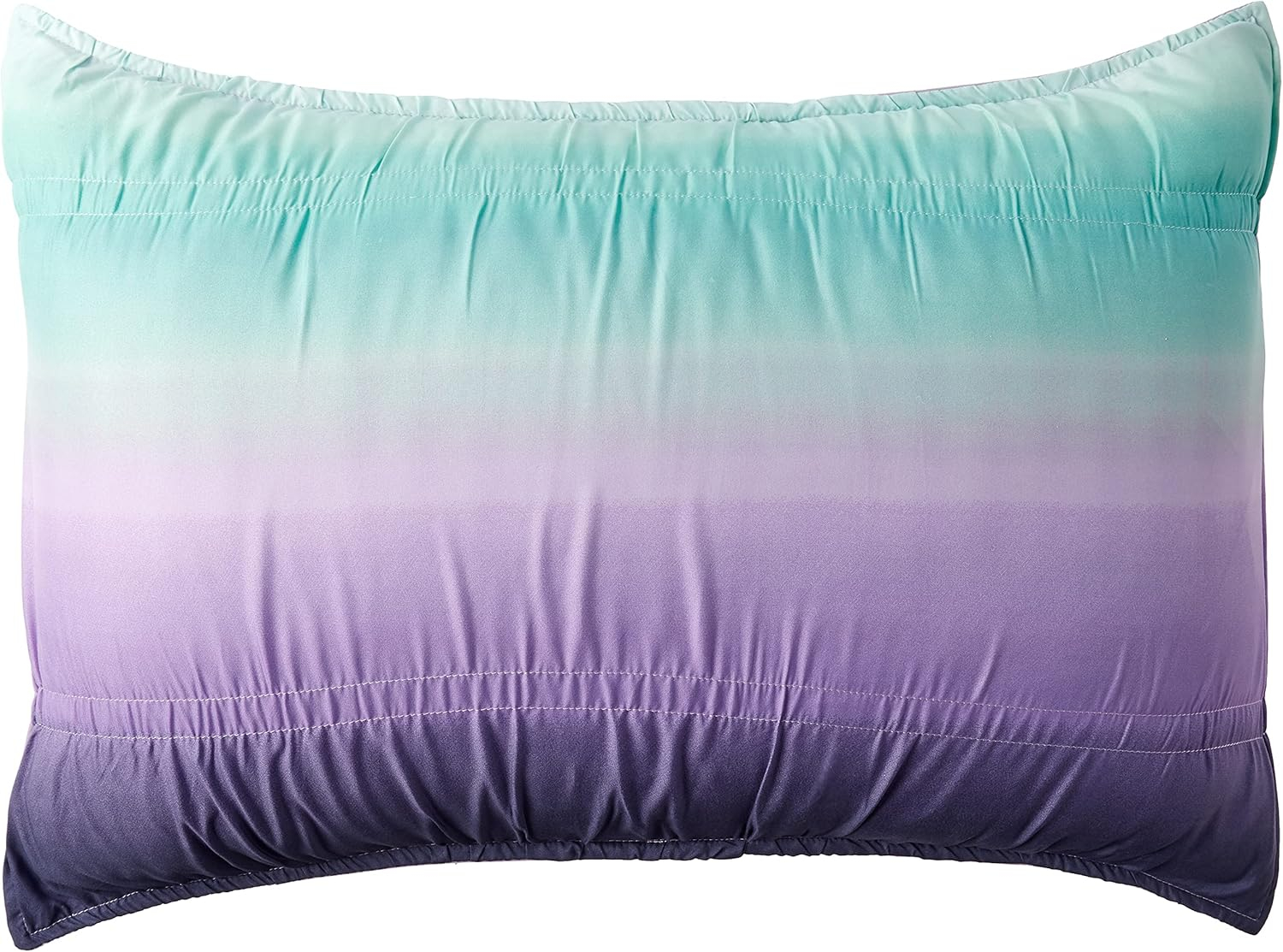 Heritage Club Ombre Ruched Kids 6 Piece Comforter Set, Queen, Purple