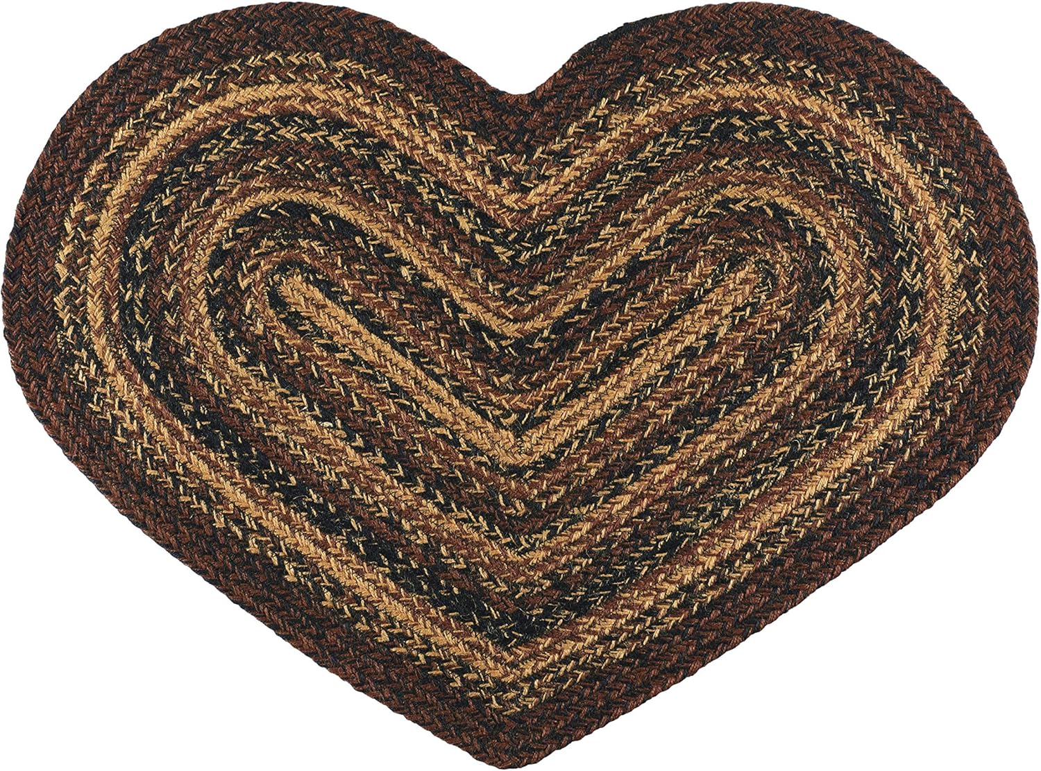 IHF Home Decor Cappuccino Heart Rug
