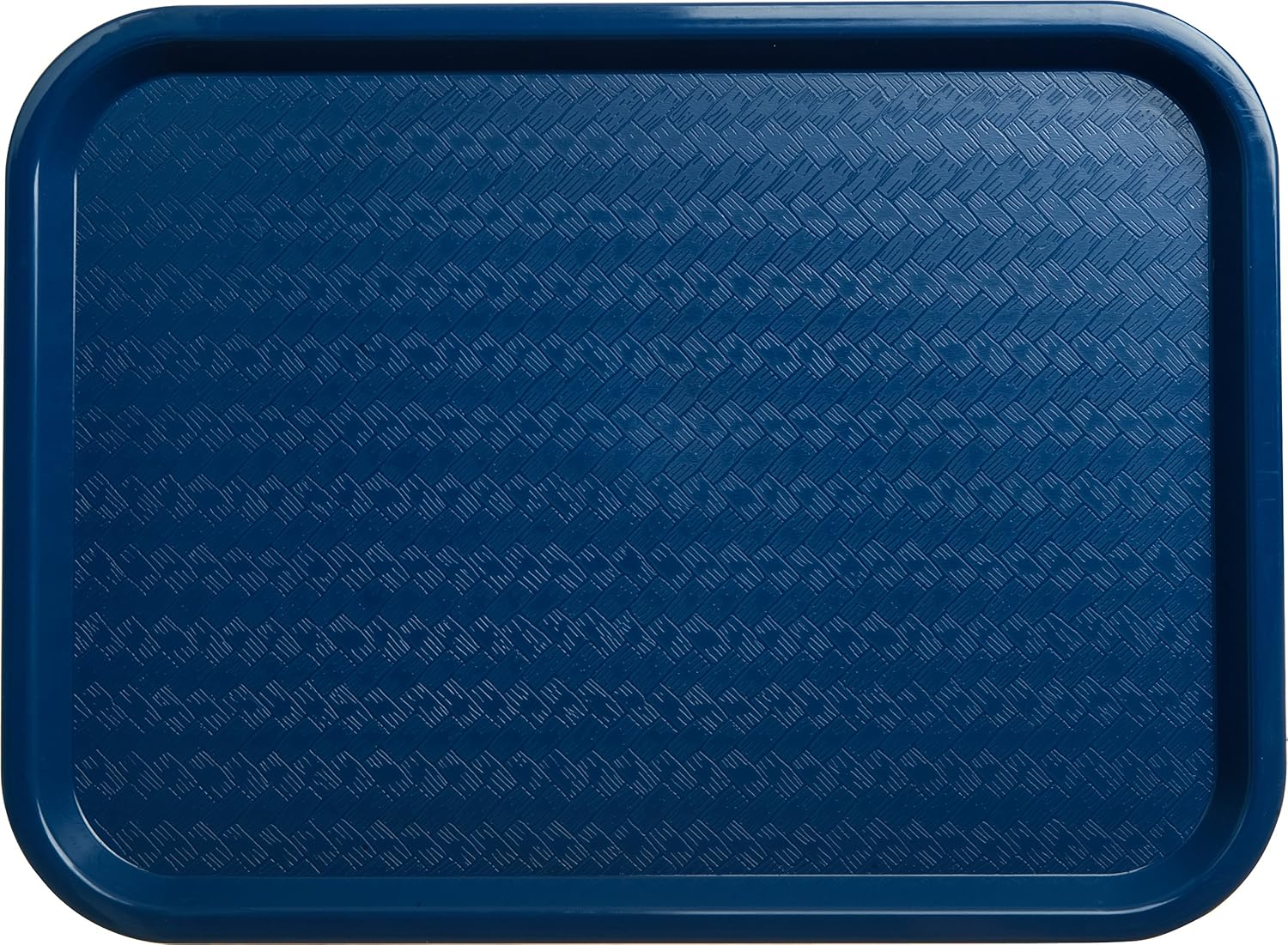 CFS CT121614 Cafe Standard Plastic Cafeteria/Fast Food Tray, NSF Certified, BPA Free, 16" Length x 12" Width, Blue (Pack of 24)