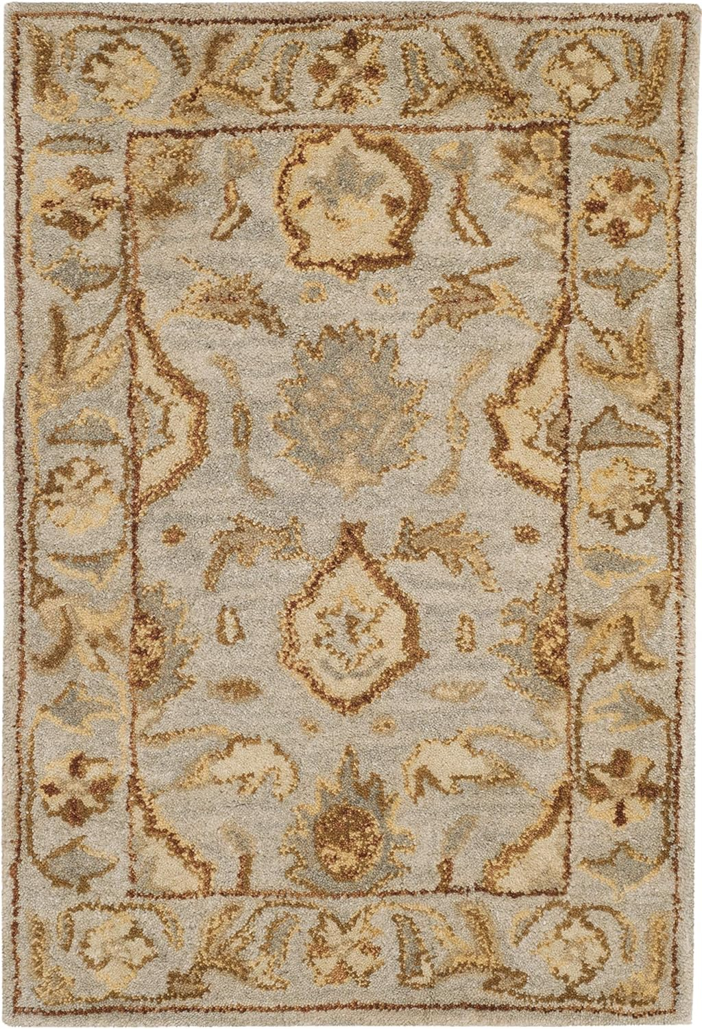 Antiquity AT60 Hand Tufted Accent Rug - Light Grey - 2'x3' - Safavieh.
