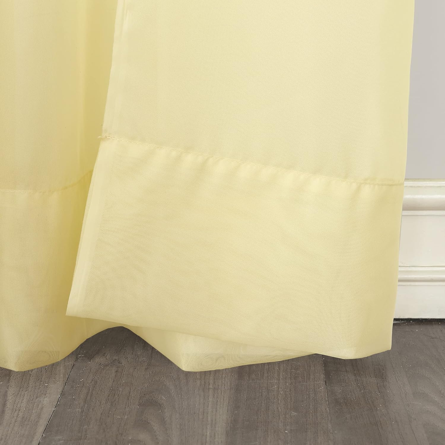 No. 918 Juliette Voile Sheer Rod Pocket Curtain Panel (Single Curtain Panel Only)