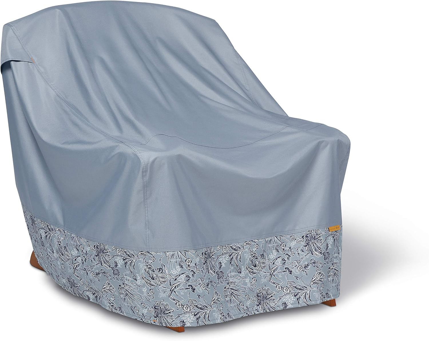 Classic Accessories for Vera Bradley Water-Resistant Adirondack Patio Chair Cover, 32 x 34 x 32 Inch, Rain Forest Toile Gray KEF16
