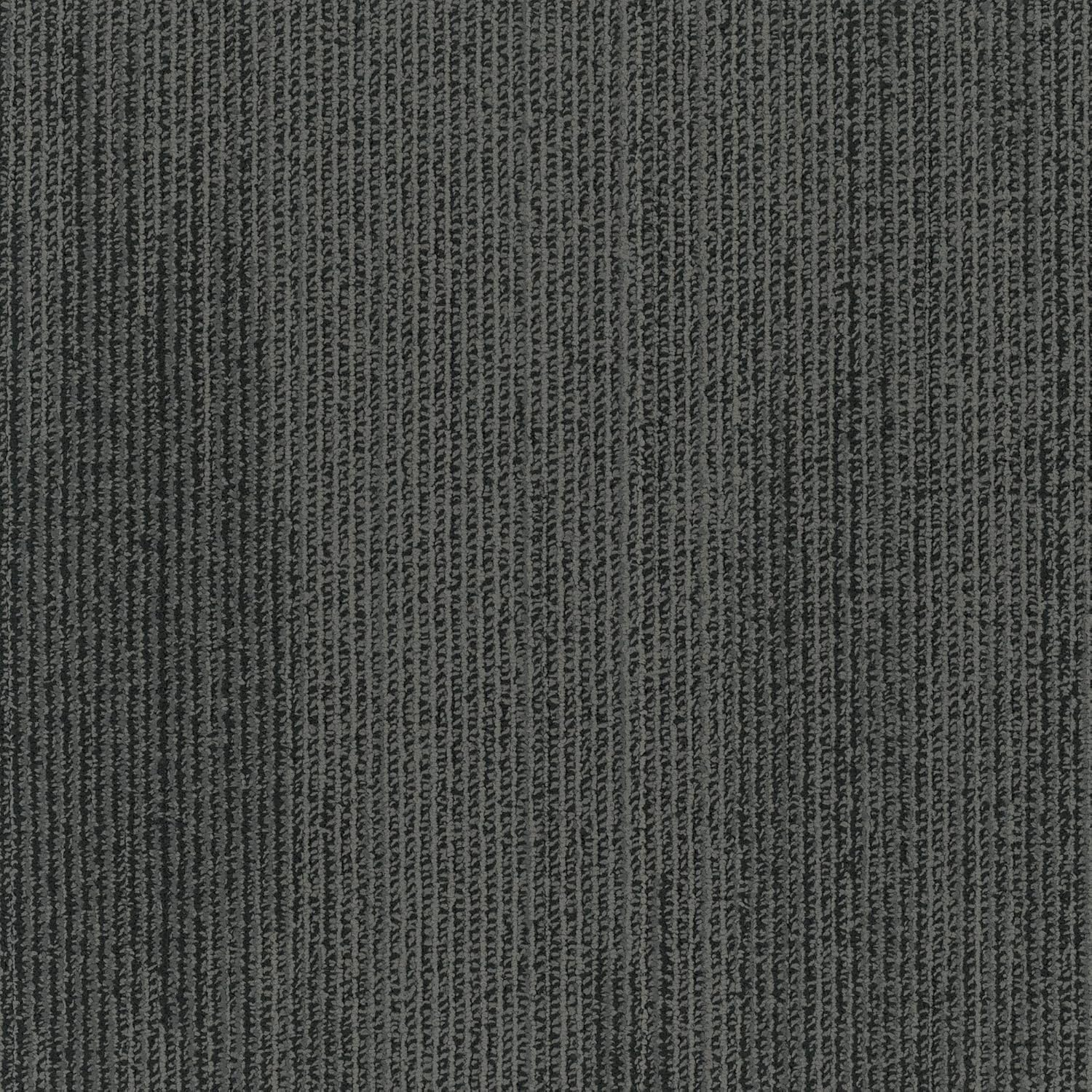 Elite 24" x 24" Gray Nylon Carpet Tile with Low Pile