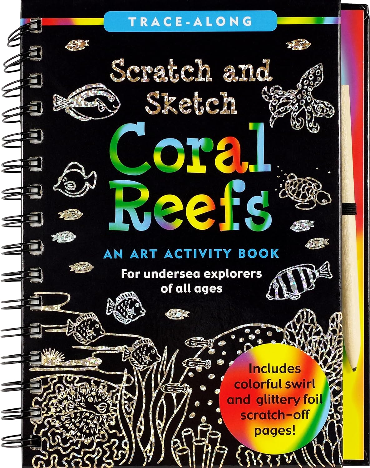 Scratch and Sketch Trace-Along Scratch & Sketch Coral Reefs, (Hardcover)