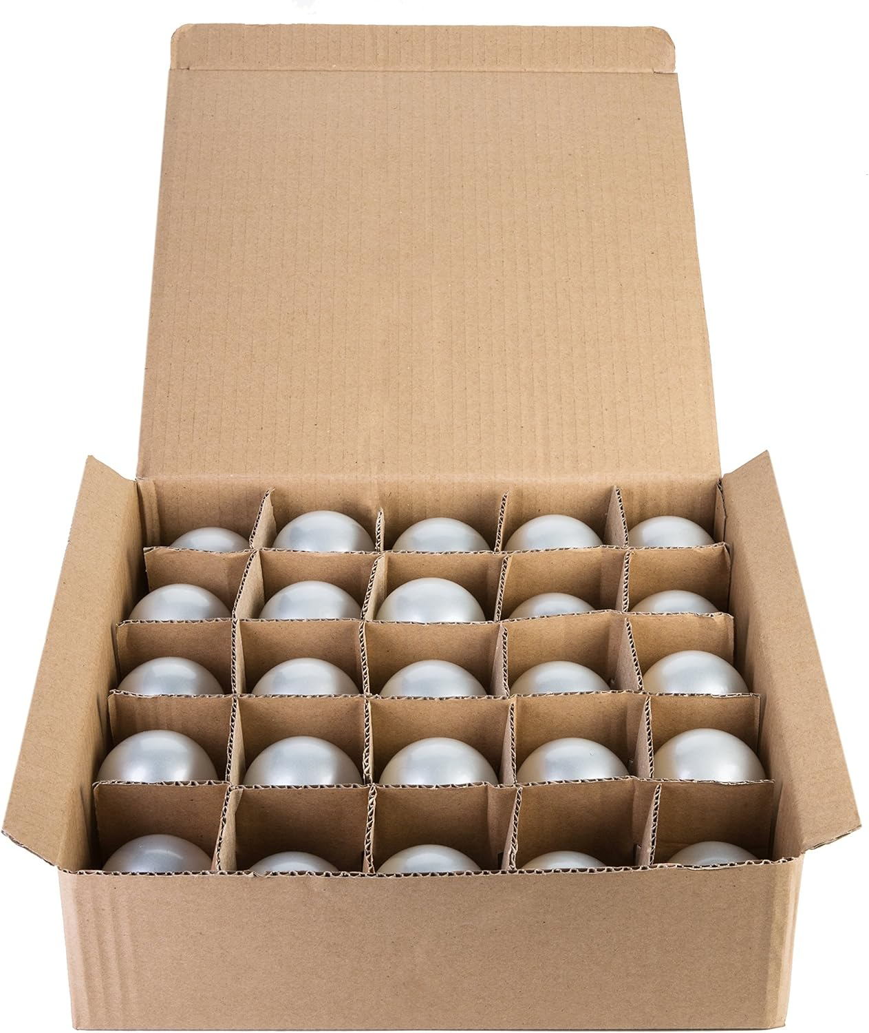 Hometown Evolution, Inc. Box of 25 G40 White Pearl 1.6 Inch 5 Watt C7 (E12) 3/8" Base Replacement Bulbs