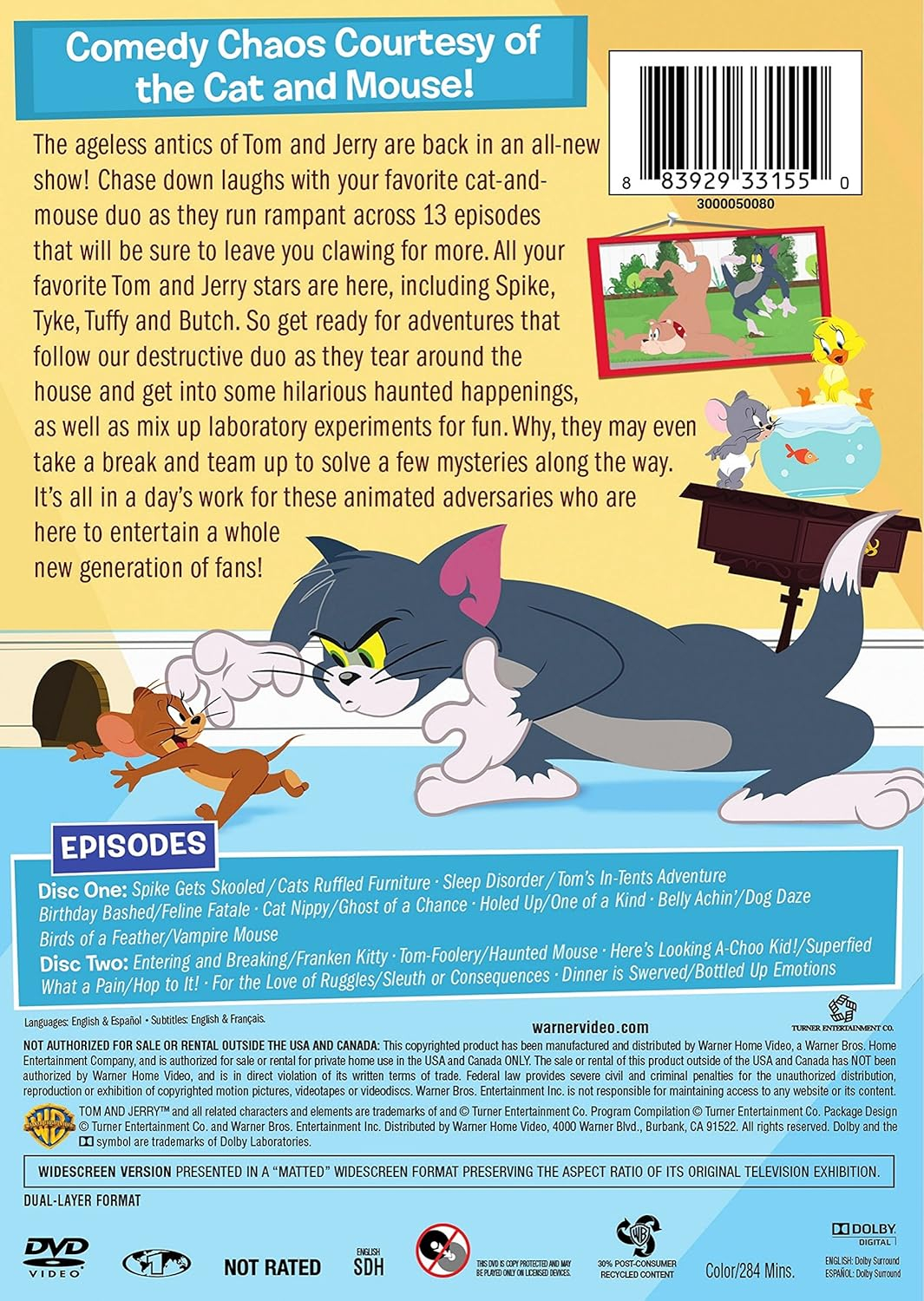 Tom and Jerry Show: Frisky Business Animated Series DVD