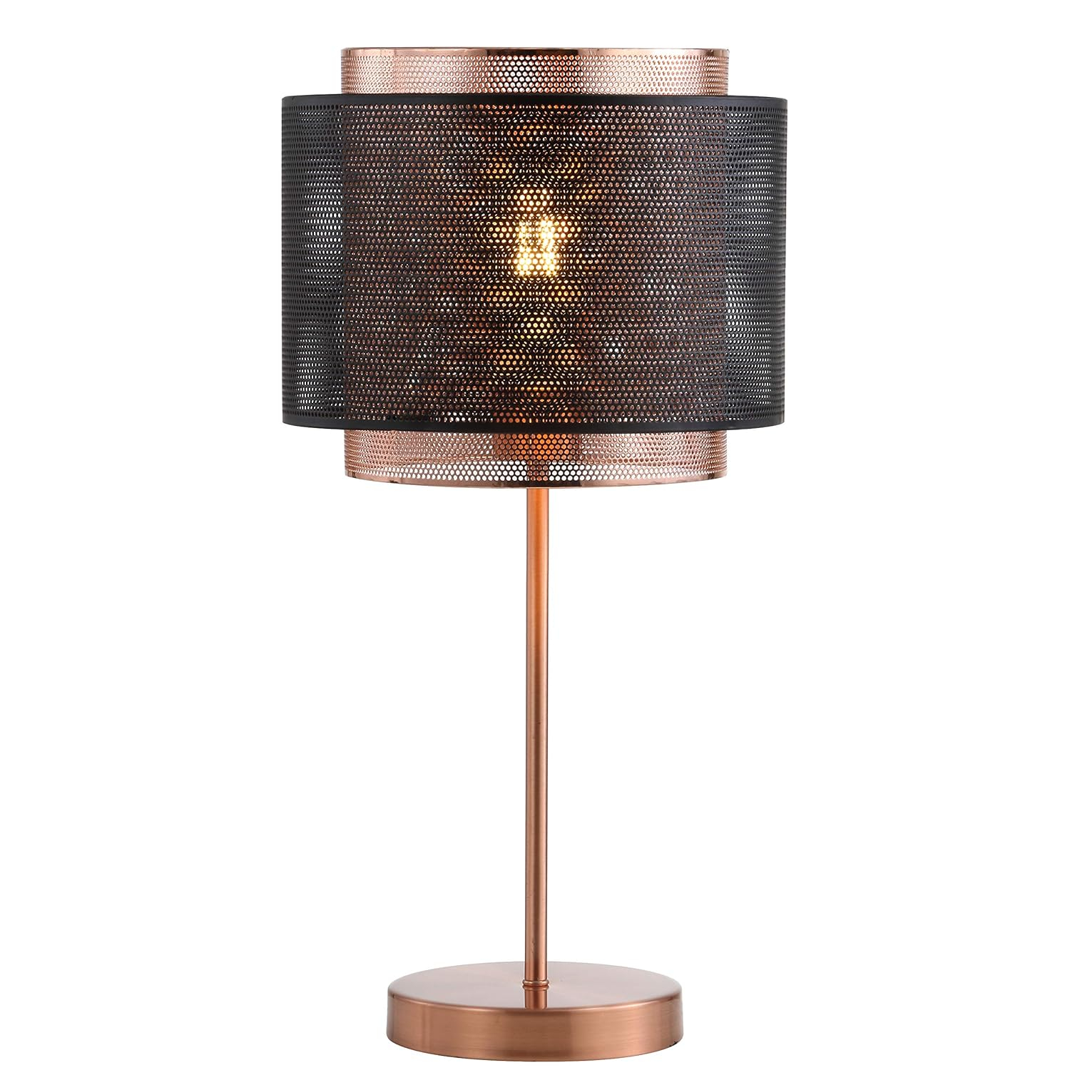 Jonathan Y Lighting Jyl6106 Tribeca 1 Light 20" Tall Led Table Lamp - Copper