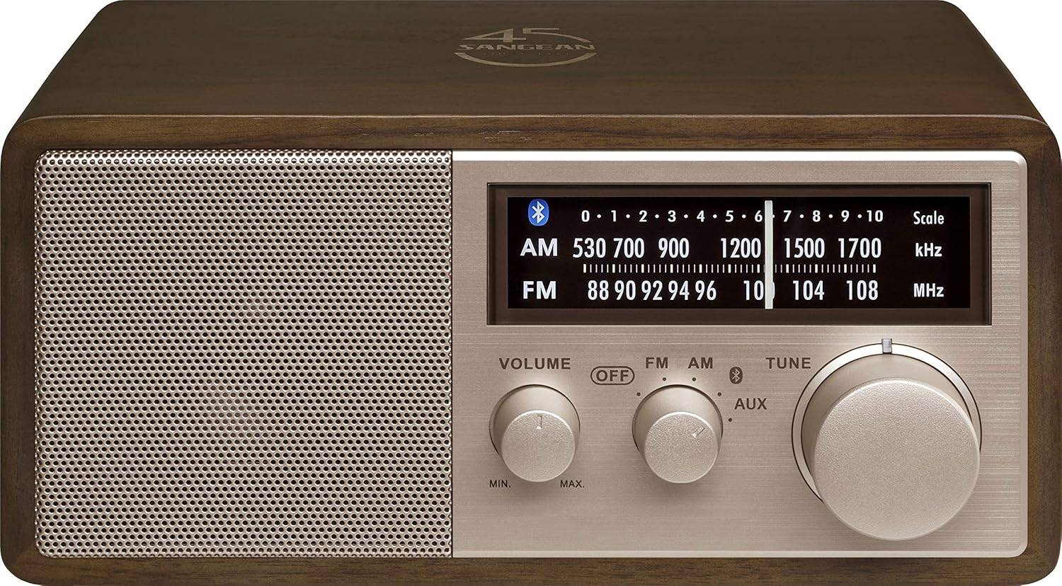 Sangean WR-16SE WR-16 45th Anniversary Special Edition AM/FM Wooden Cabinet Radio with Bluetooth