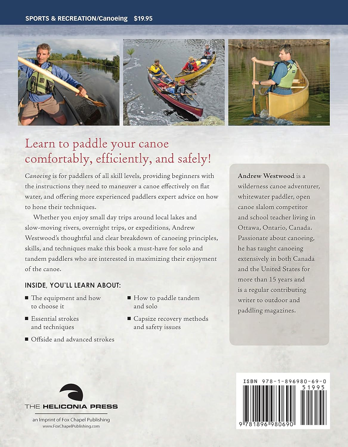 Canoeing the Essential Skills & Safety : An Essential Guide-The Essential Skills and Safety (Paperback)