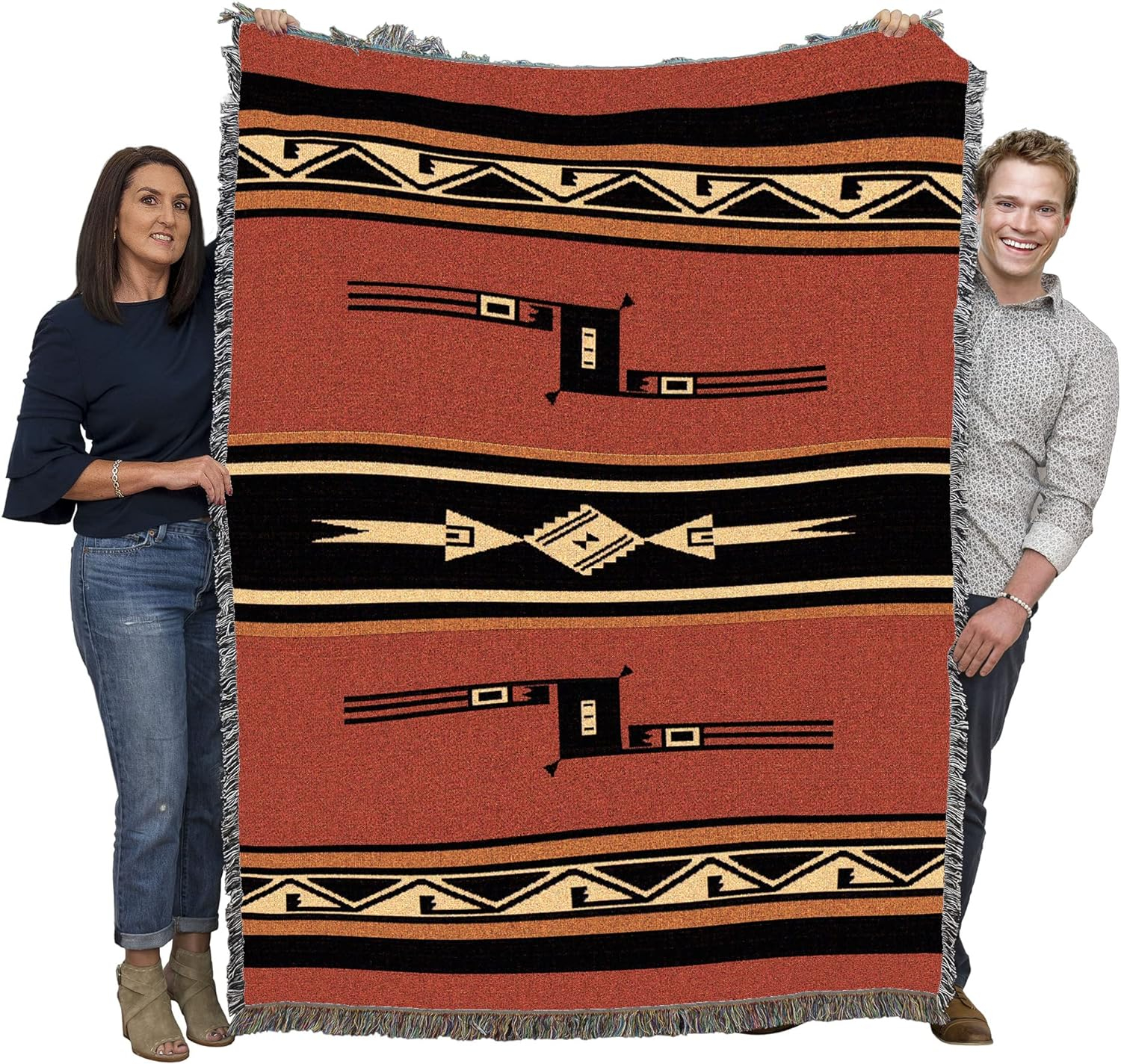 Mesquite Hand Woven Throw Blanket