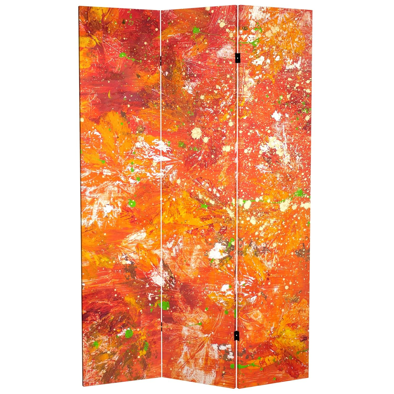 Red Lantern 6 ft. Tall Double Sided Twilight Reverie Canvas Room Divider, Transcendence