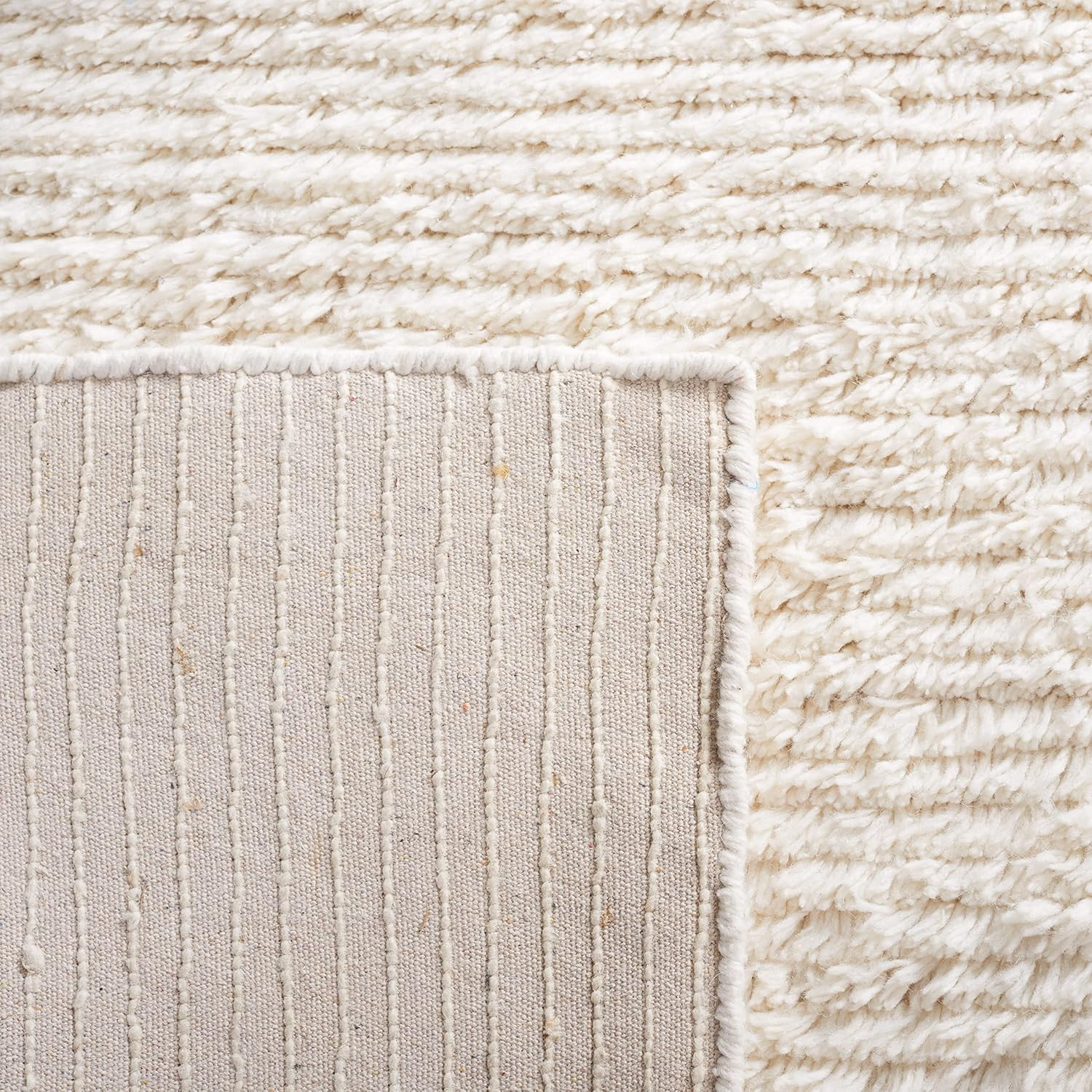 SAFAVIEH Casablanca Blake Distressed Area Rug, Ivory, 8' x 8' Square