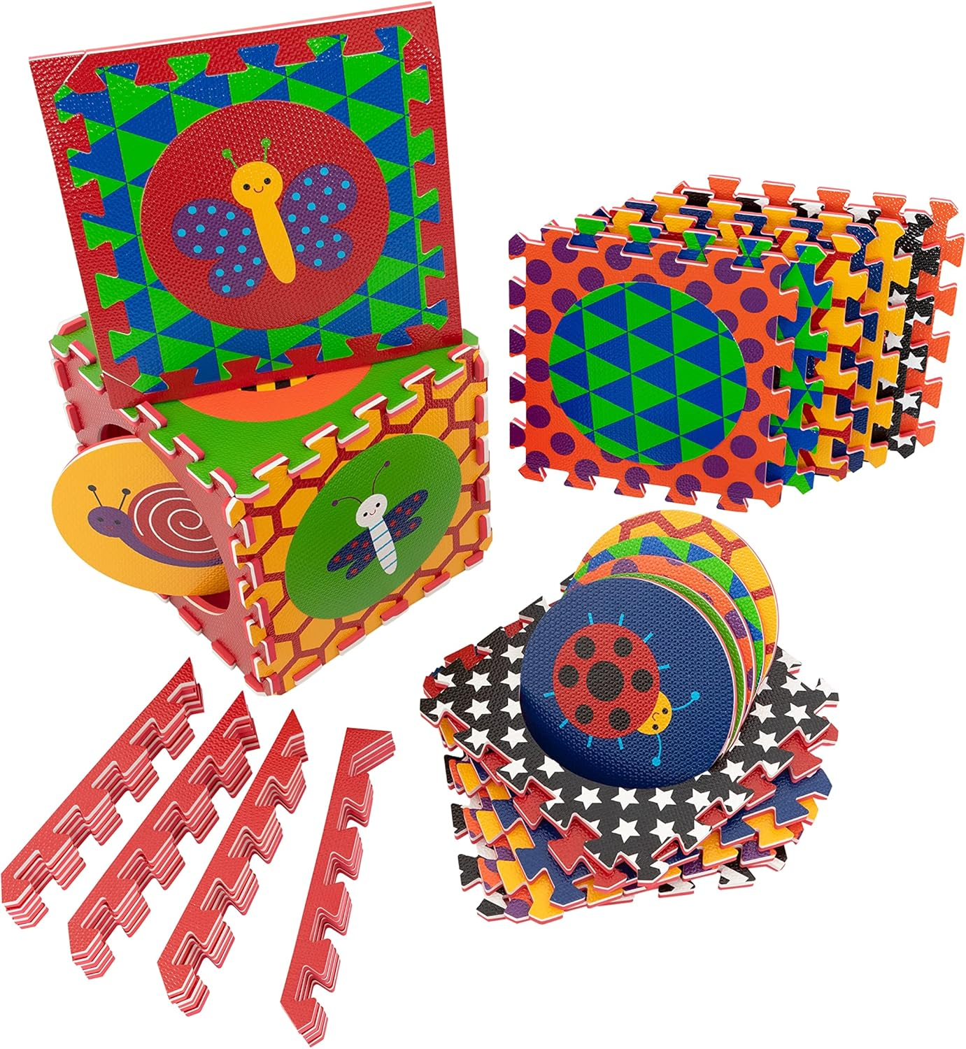 Nuby Eva Floor Foam Tiles 20PC Set