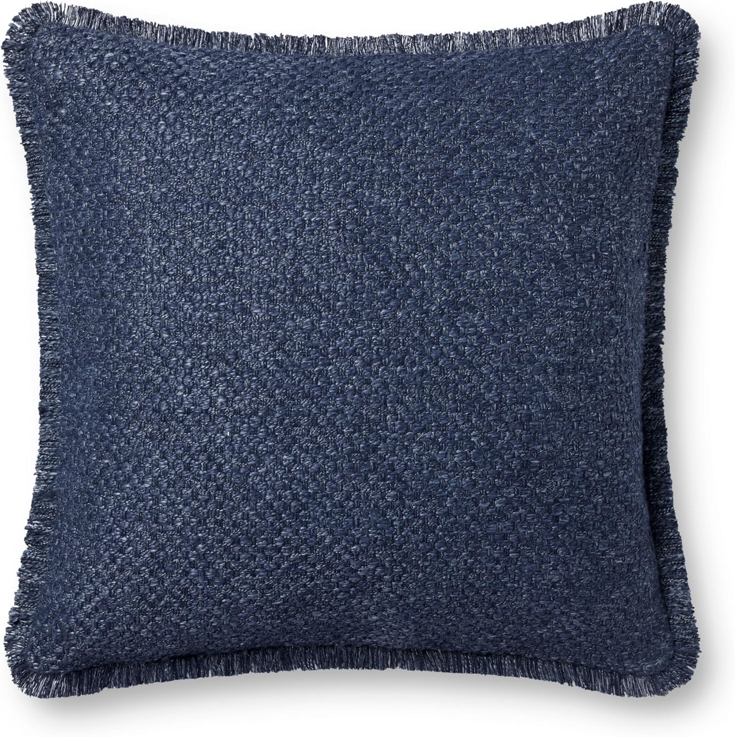 Navy Woven 22'' x 22'' Pillow with Poly Insert