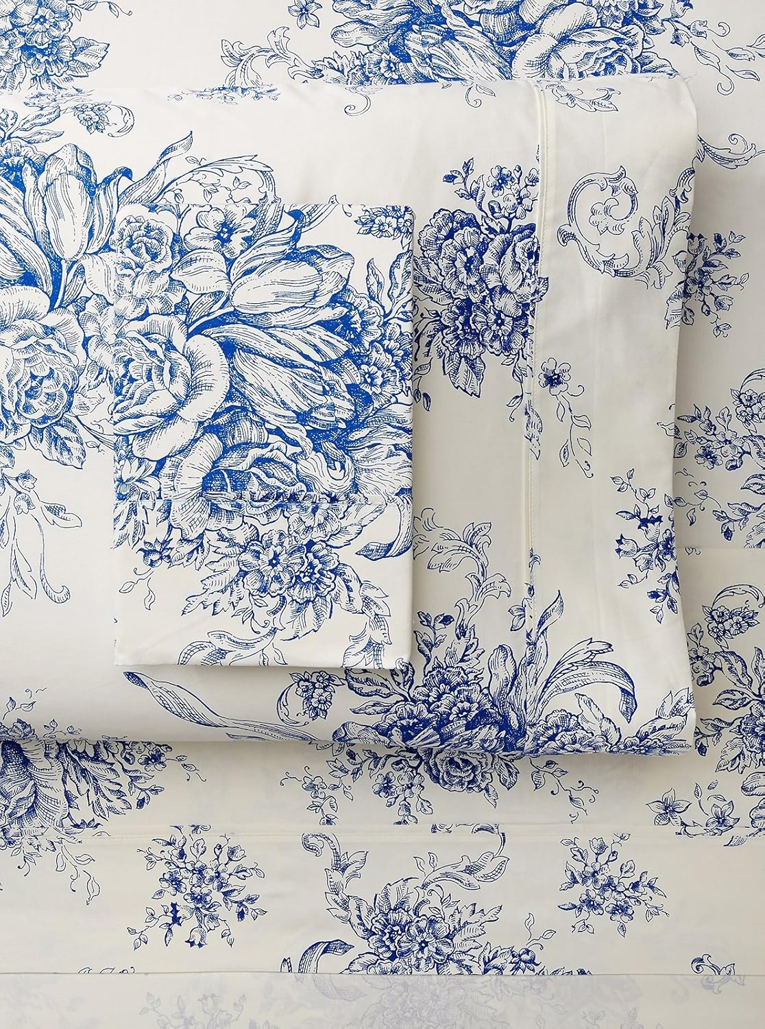 Melange Home Toile 400 Thread Count 100pct Cotton Sheet Set