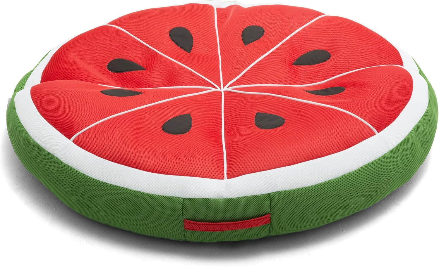 Big Joe Fruit Slice Float No Inflation Needed Pool Lounger, Watermelon Mesh, Quick Draining Fabric, 4 feet Big