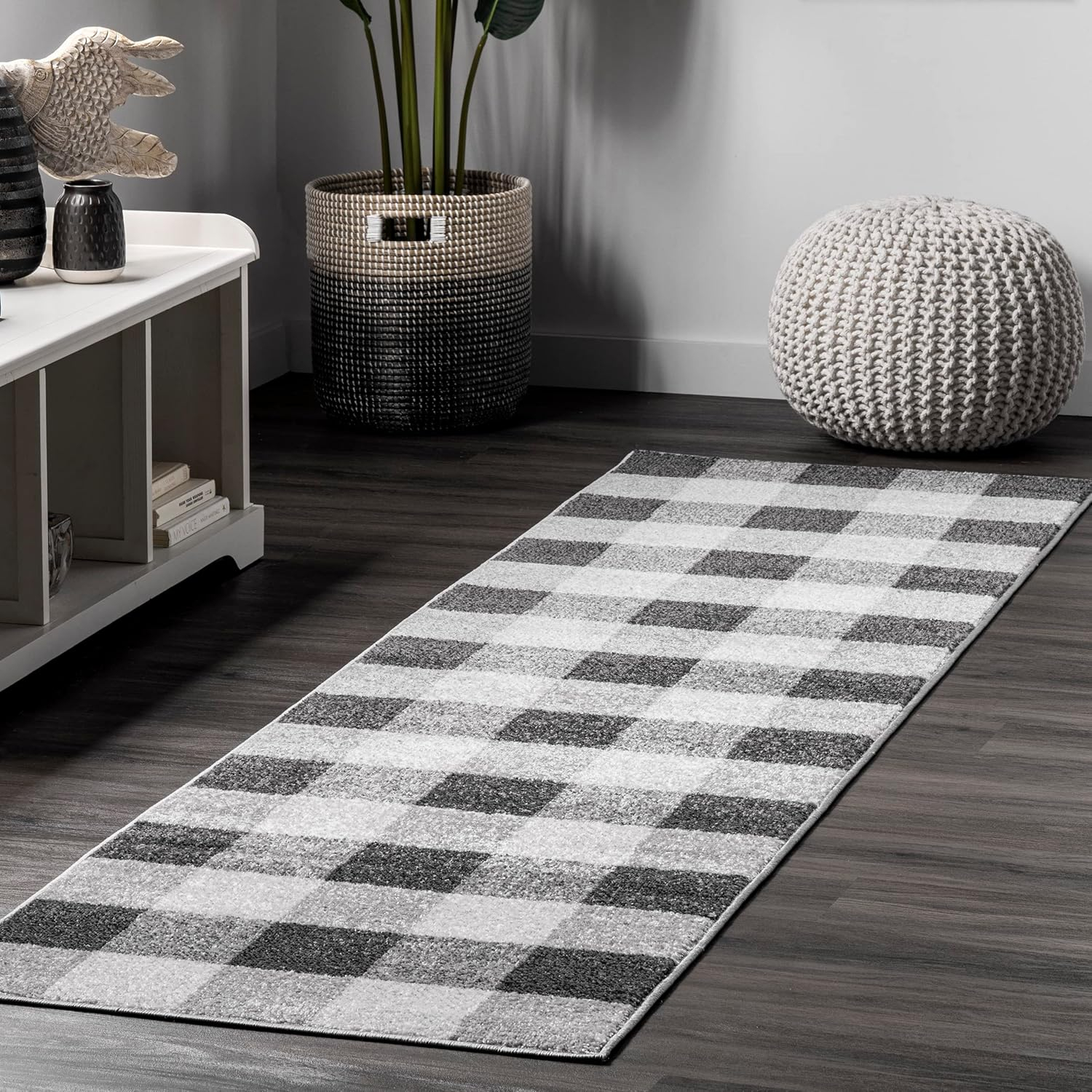 nuLOOM 2' x 3' Performance Indoor Area Rug, Non-Shed, Power Loomed High-Traffic Area Rug for Living Room, Bedroom, Home, Aisha Grey