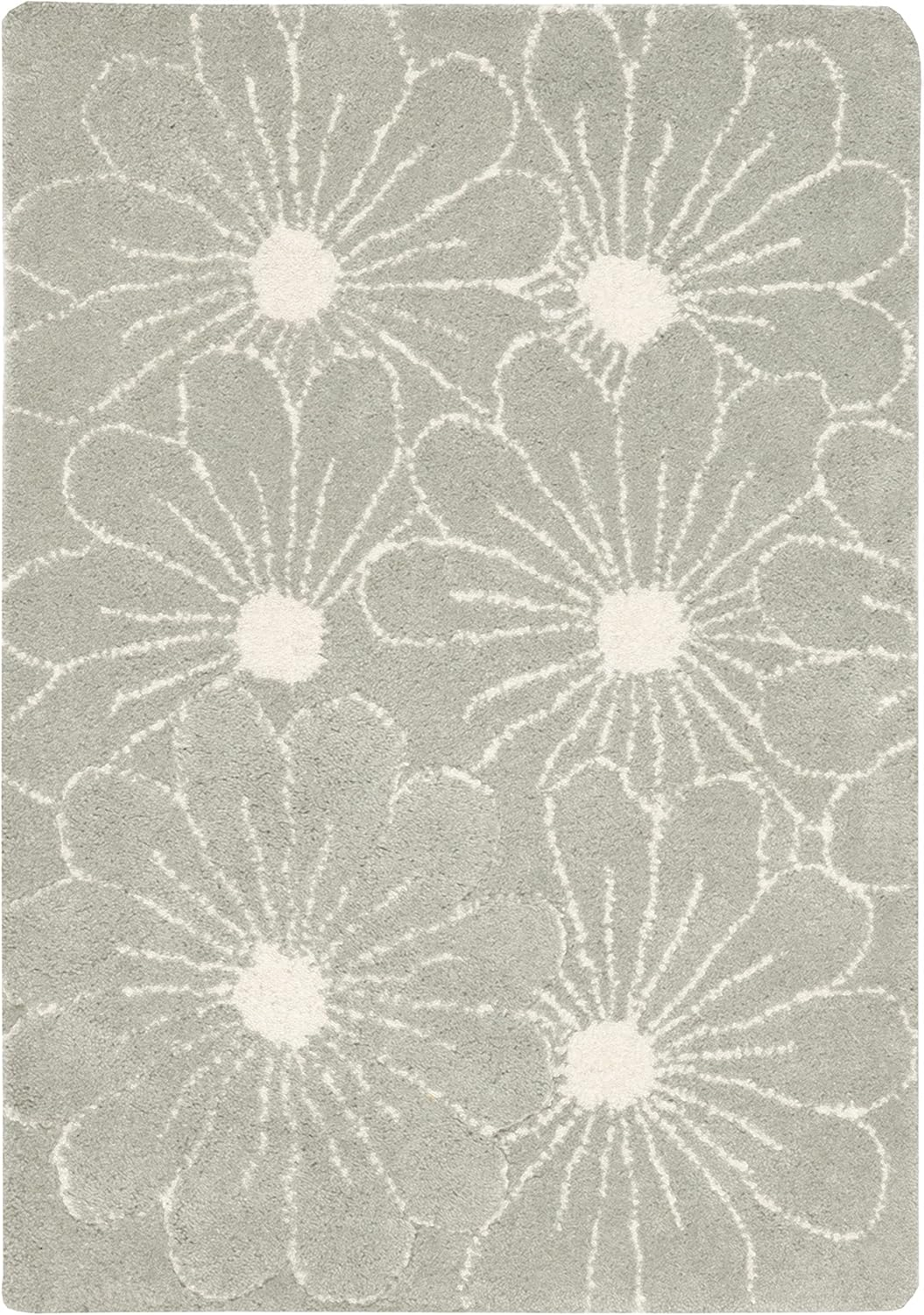 SAFAVIEH Soho Megan Floral Wool Area Rug, Ivory/Black, 5' x 8'