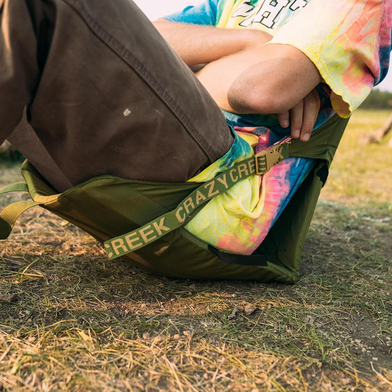 Crazy Creek Original Chair, Versatile and Water Proof, Camo