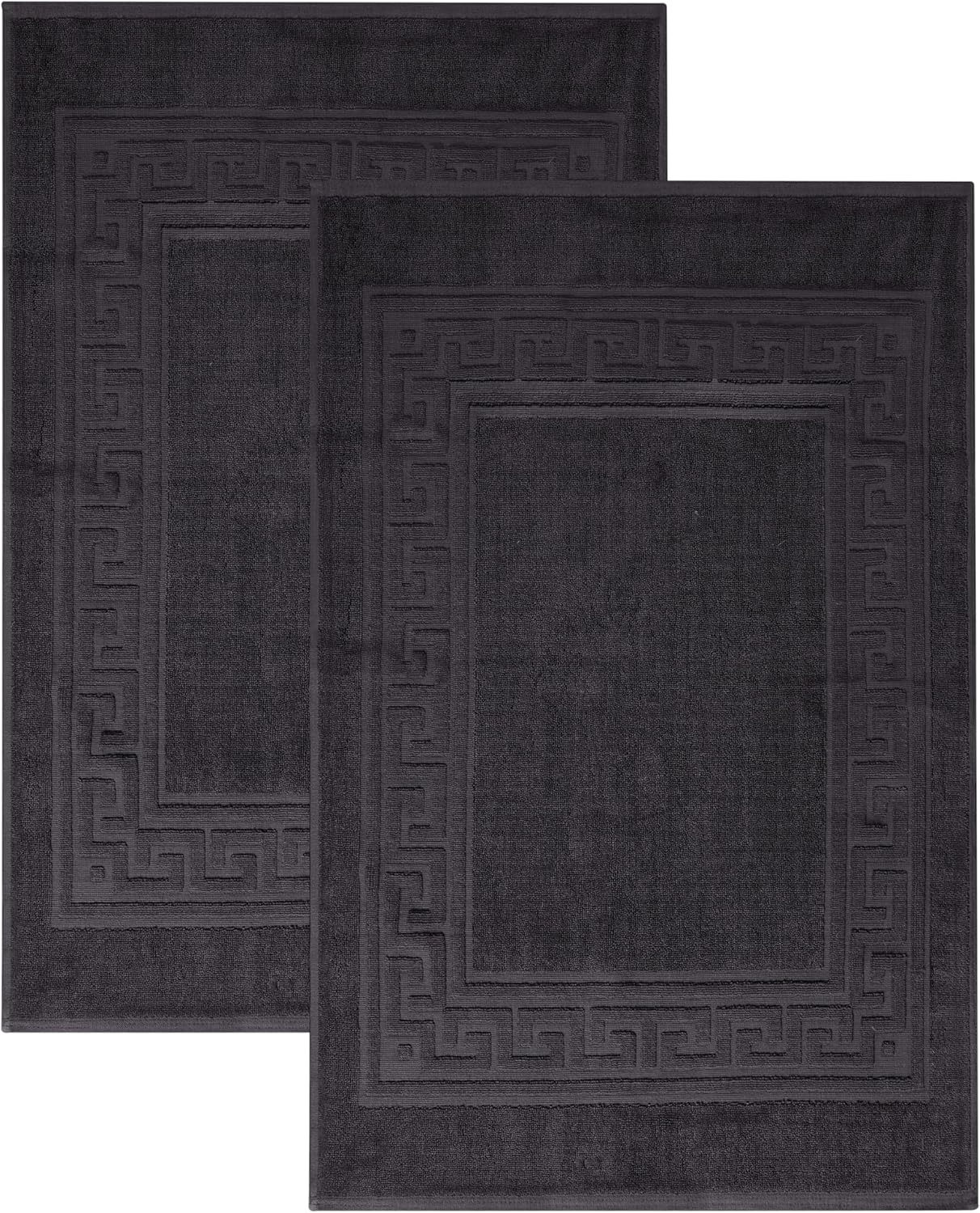 Impressions Bison 2-Piece Absorbent Cotton Bath Mat