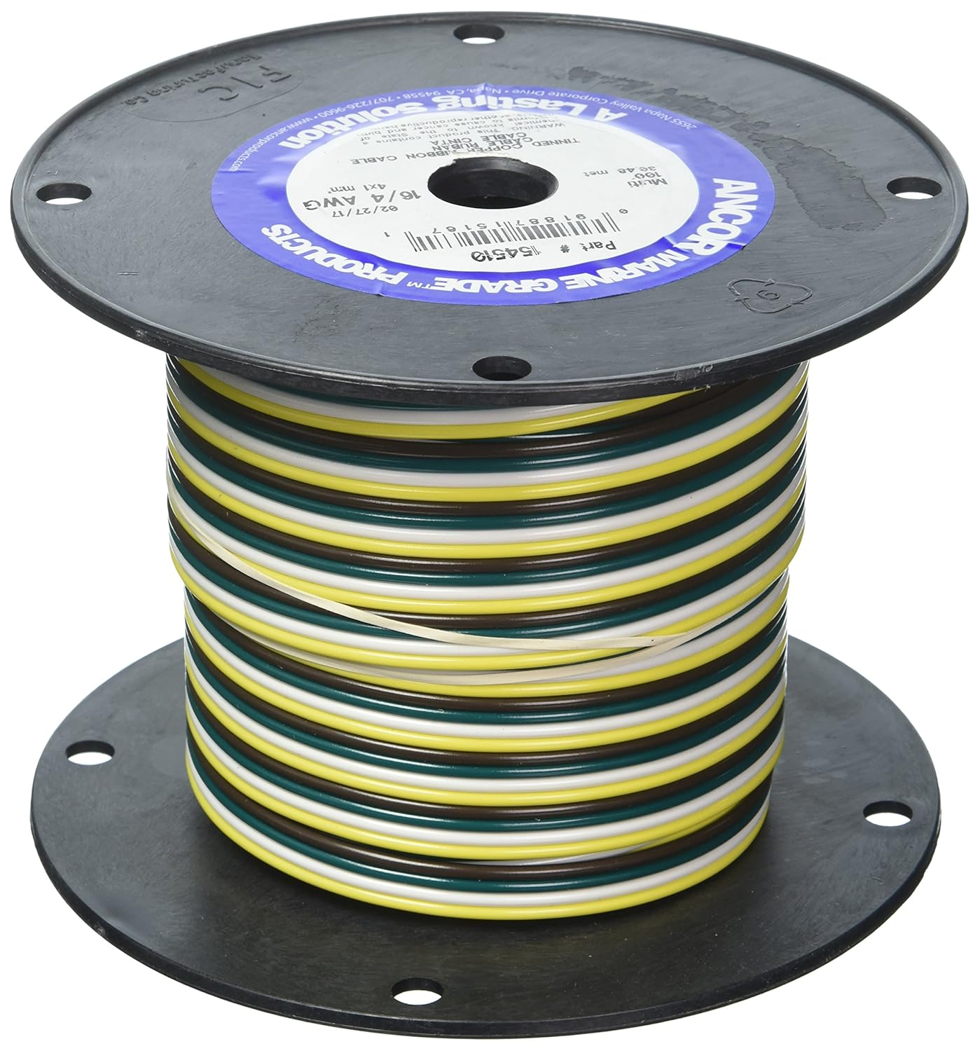 Ancor 100'#16/4 Ribbon Cable(4 Wire) (154510)