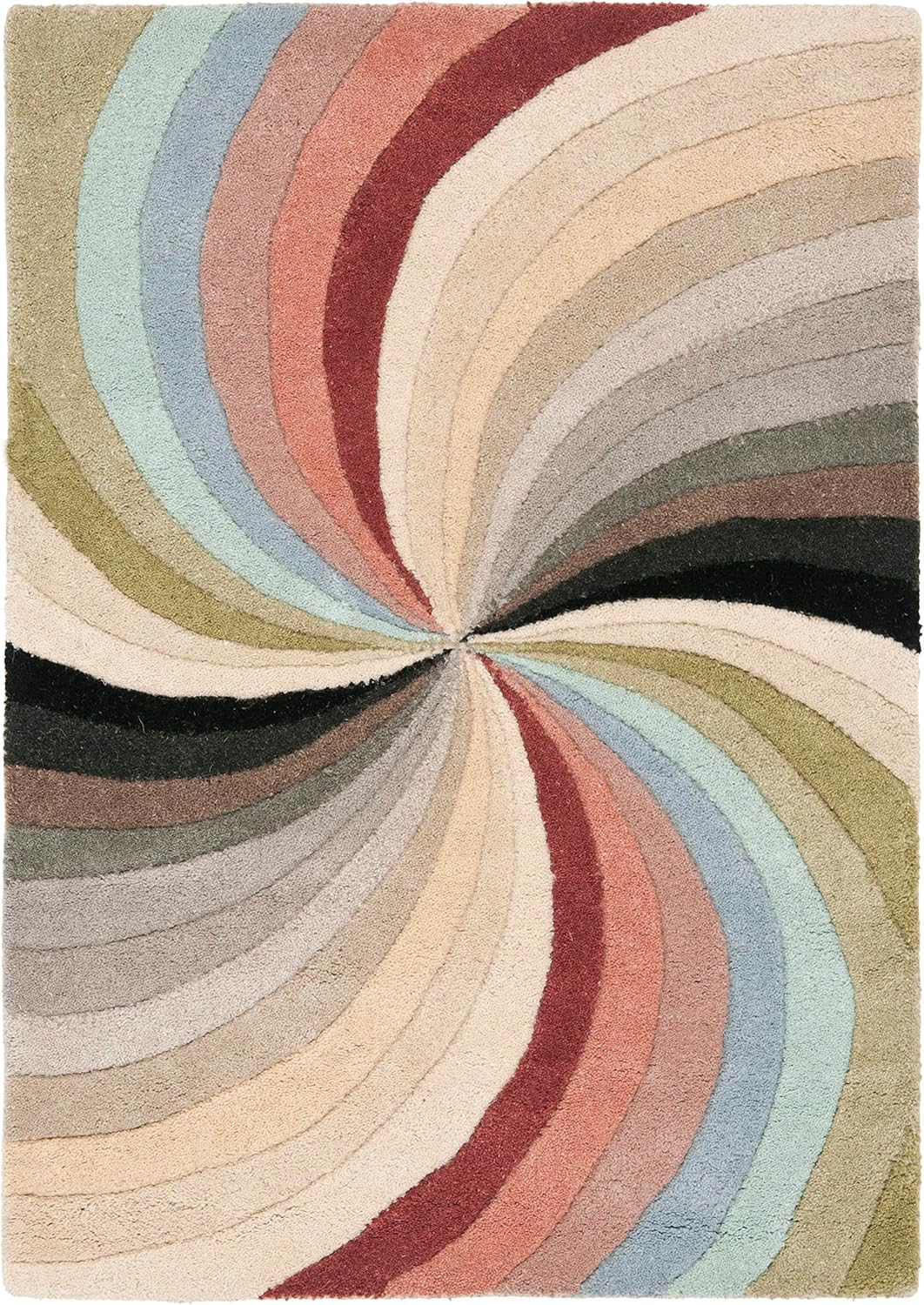 SAFAVIEH Soho Floella Abstract Wool Area Rug, Multi, 5' x 8'