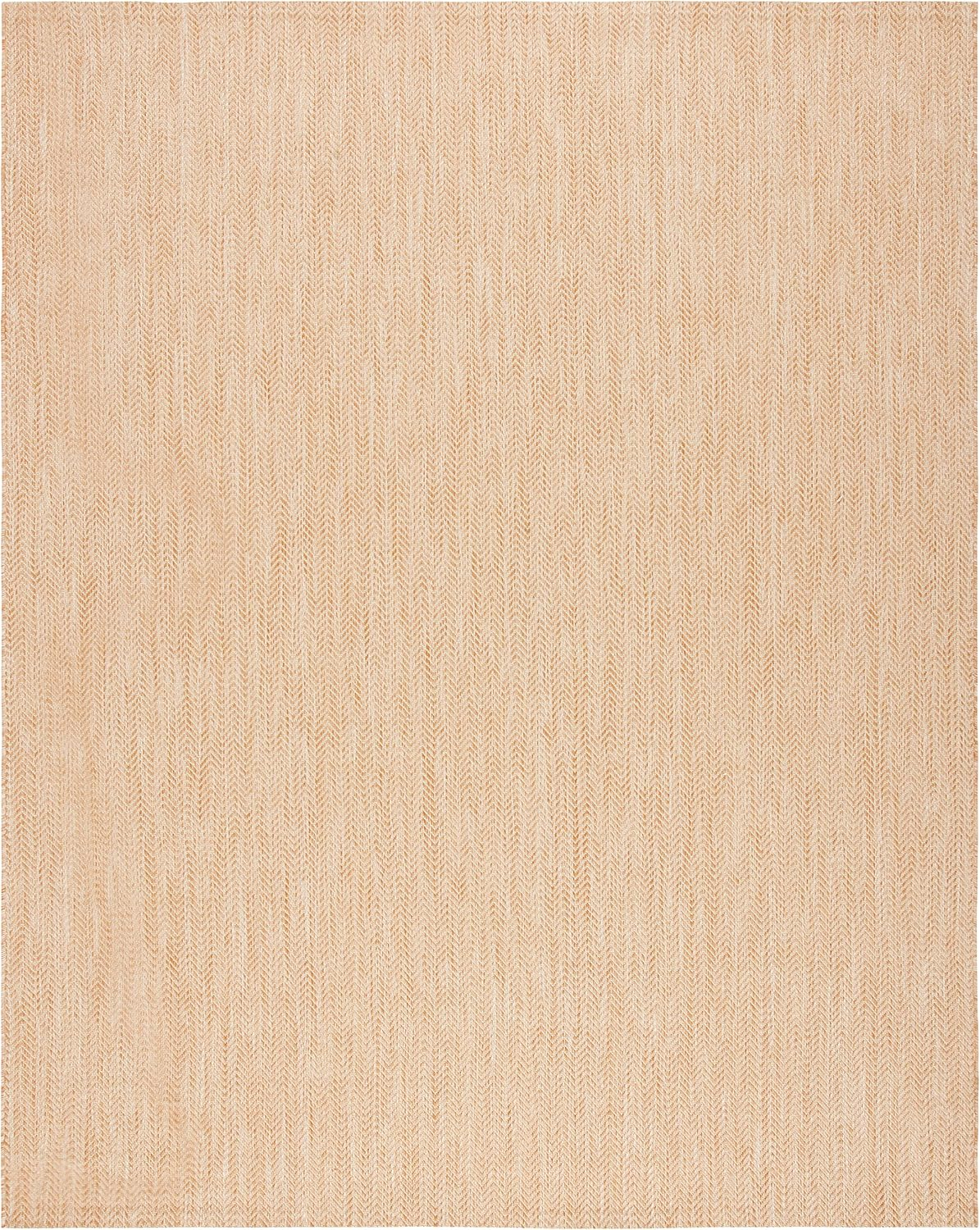 SAFAVIEH Courtyard Morven Chevron Stripes Indoor/Outdoor Area Rug, 5'3" x 7'7", Natural/Cream