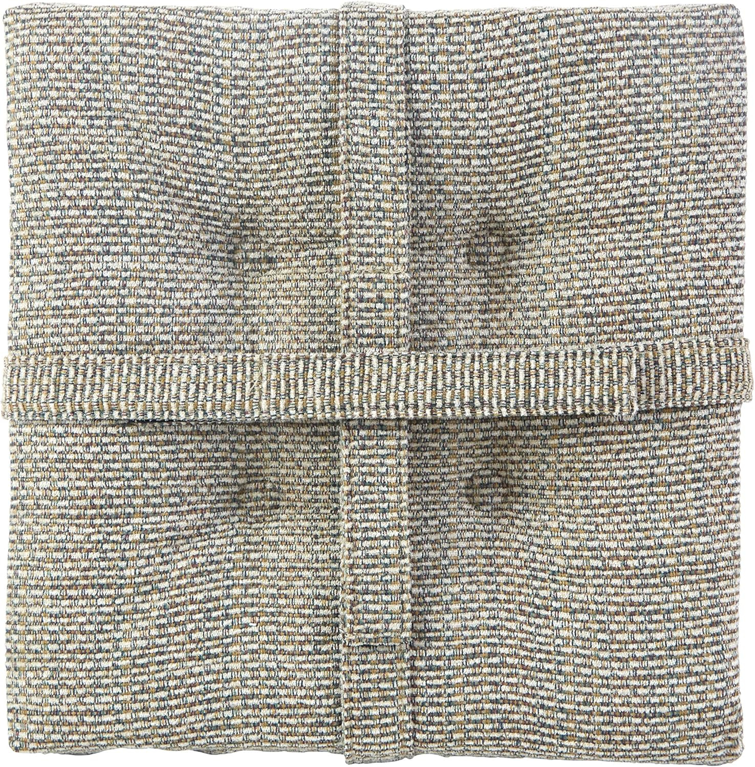 Klear Vu Gripper Square 15" x 15" Bar Stool Cushion with Velcro Straps - Set of 4