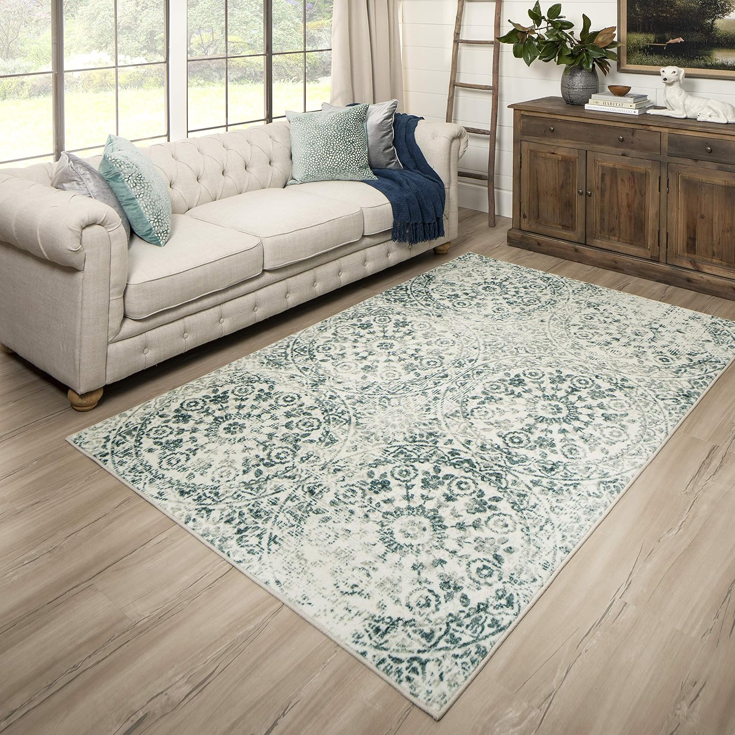 Mohawk Home Navy Juniper Area Rug (2'6"x4'2") (Z0477 A405 030050 EC)