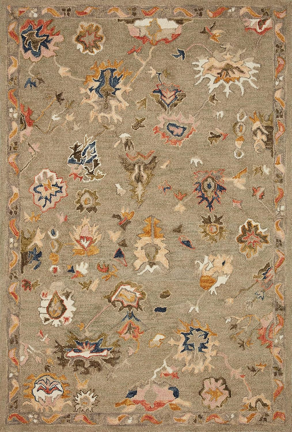 Loloi Padma Collection PMA-02 Grey/Multi 2'-3" x 3'-9" Accent Rug