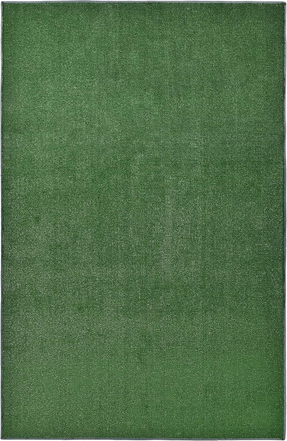 Garland Rug Artificial Grass Green Indoor/Outdoor Area Rug, 4' x 6'