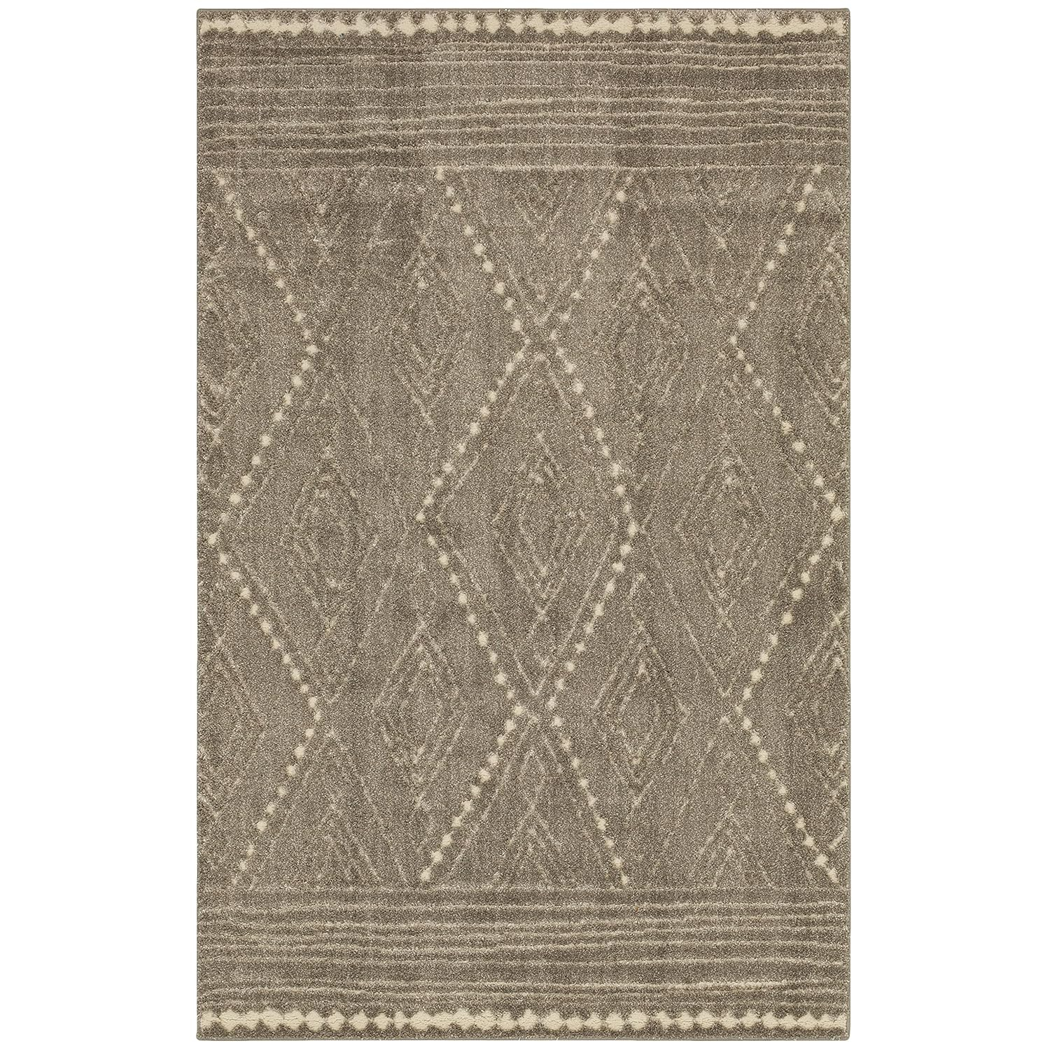 Mohawk Home Vado Geometric Indoor Woven Area Rug, Tan, 3' 4" x 5'