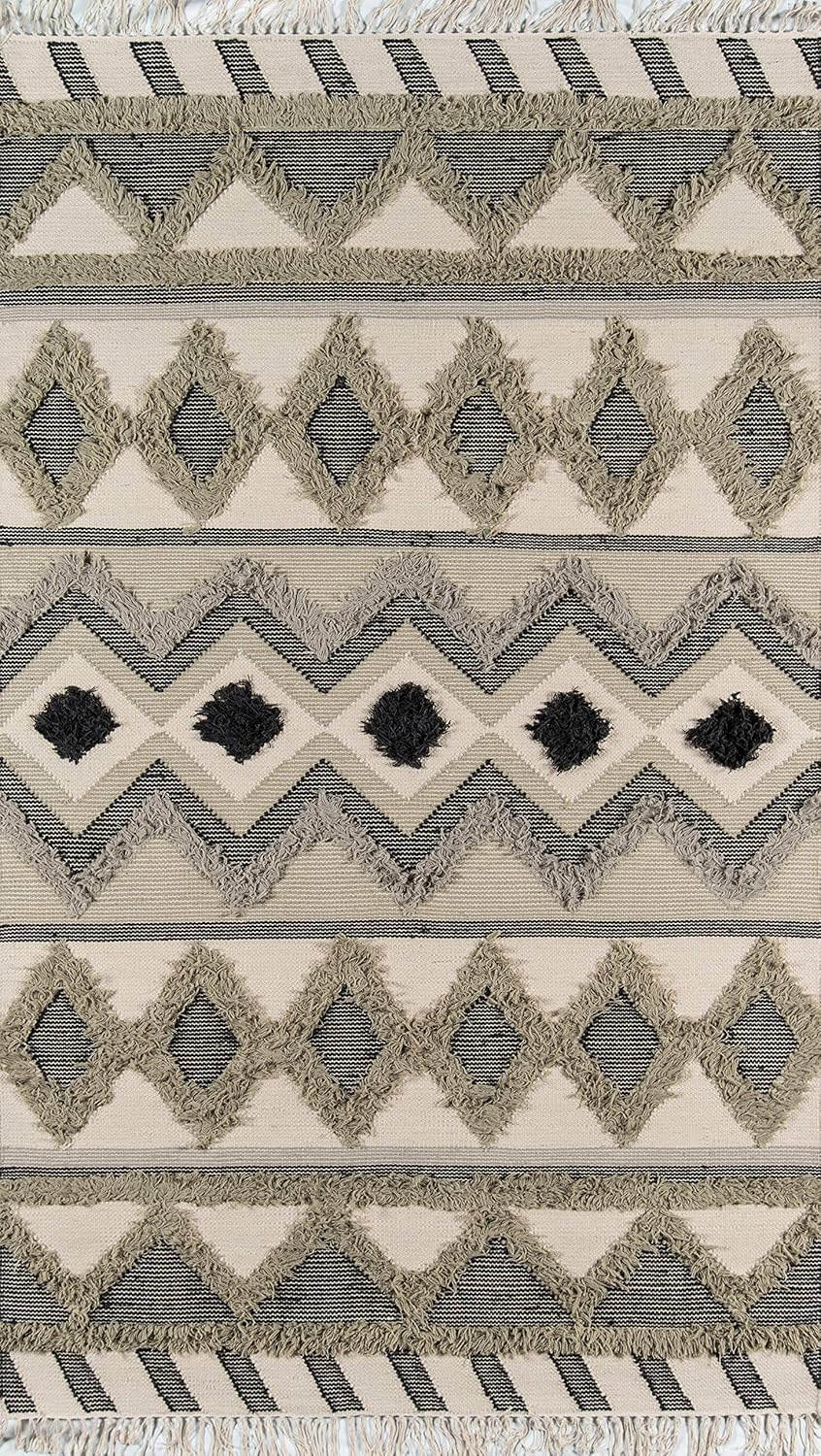 Skyline Decor Novogratz by  Indio Avalon Wool Hand Made Area Rug 3' X 5' 3' x 5' Indoor,Accent Rectangle