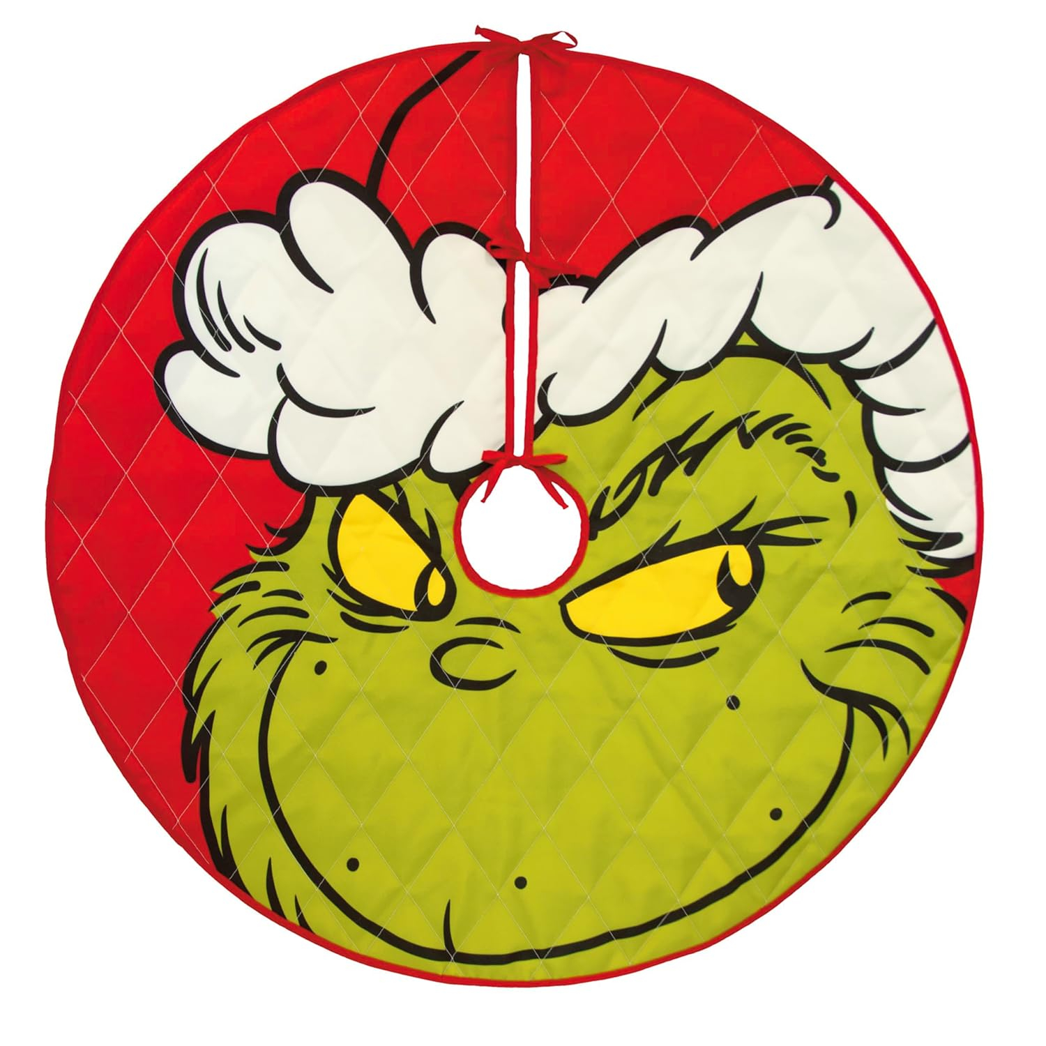 Hallmark Dr. Seuss's How the Grinch Stole Christmas! 40" Christmas Tree Skirt, Fabric