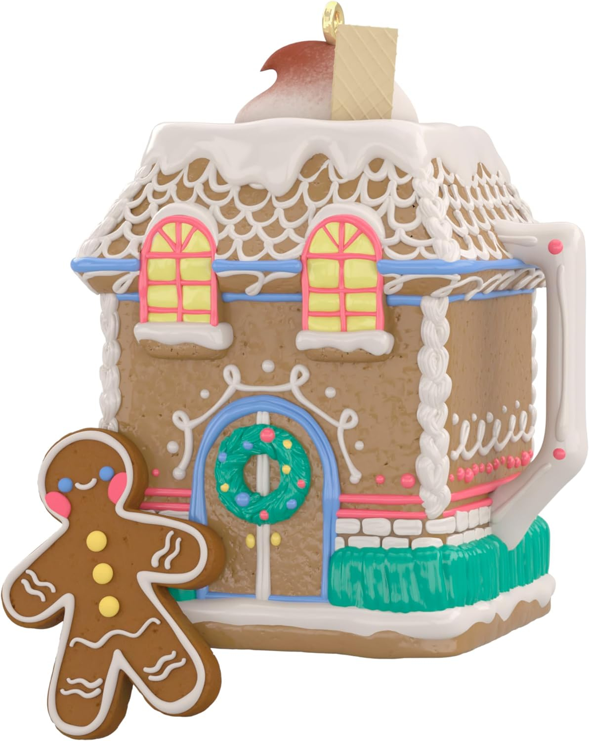 Hallmark Keepsake Christmas Ornament 2024, Cup of Cozy, Porcelain, Gifts for Christmas Lovers