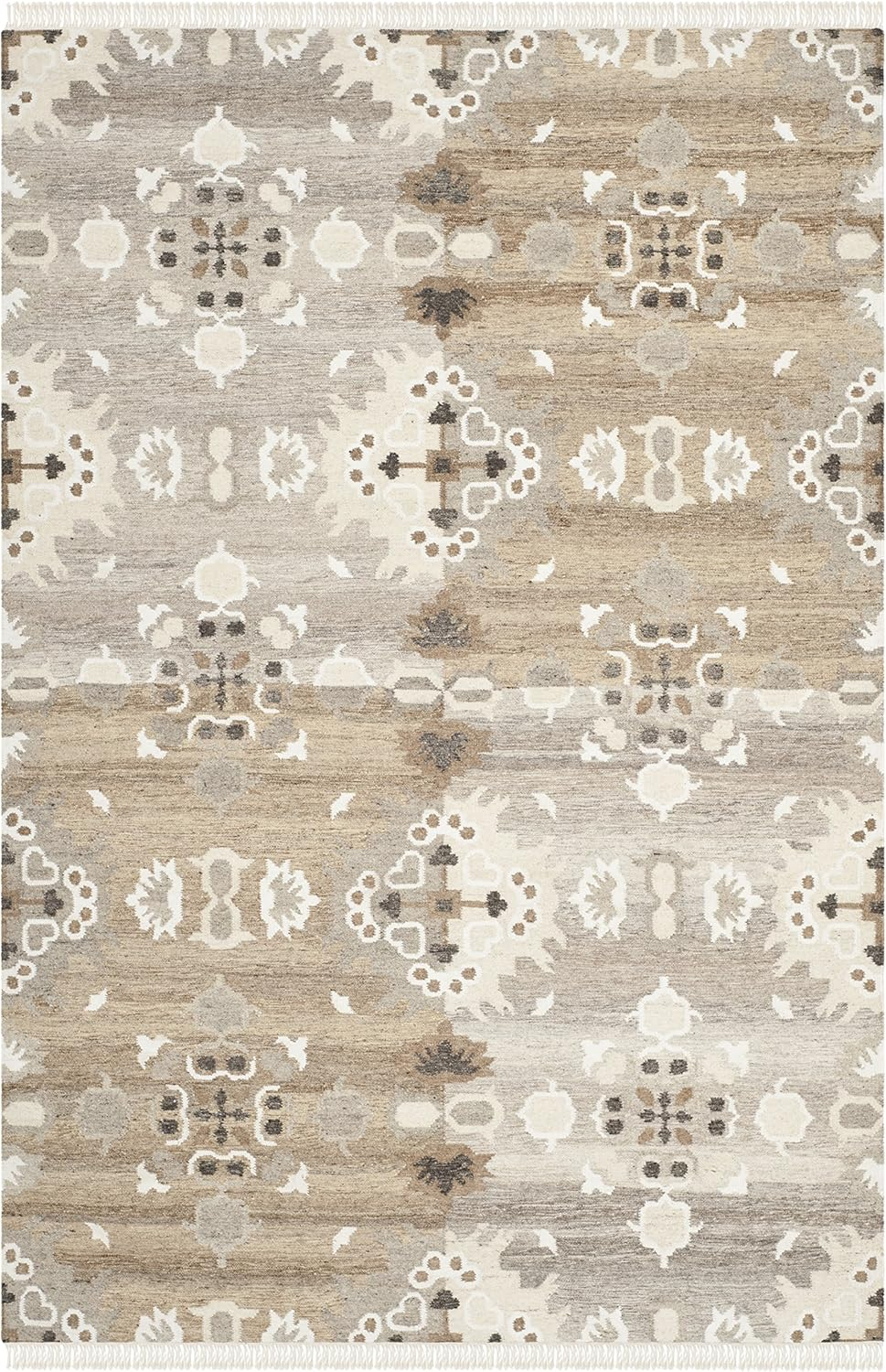 Safavieh Natural Kilim Grey Area Rug - 10' x 14'