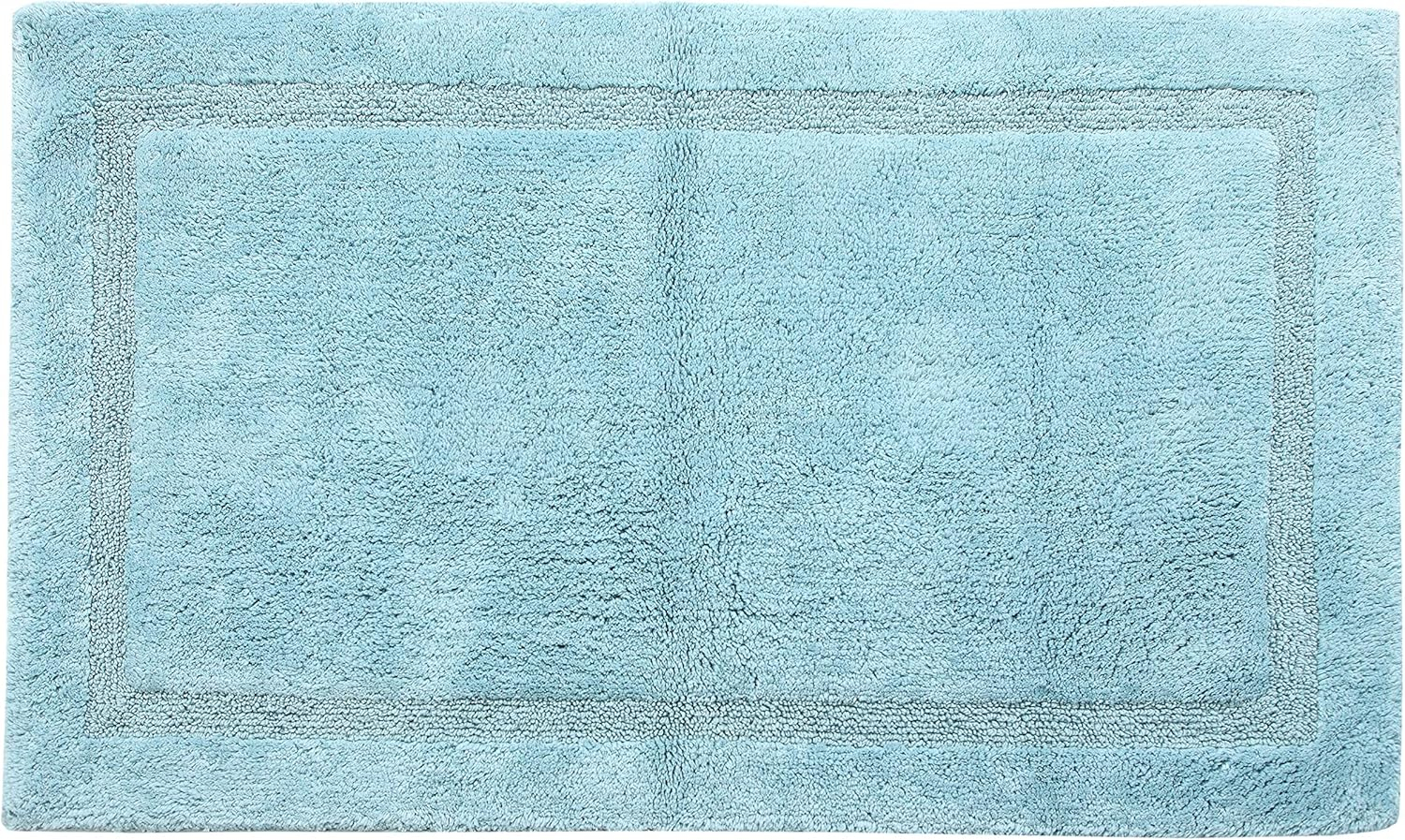 Saffron Fabs  Cotton Regency Bath Rug Sage Green 22 x 34