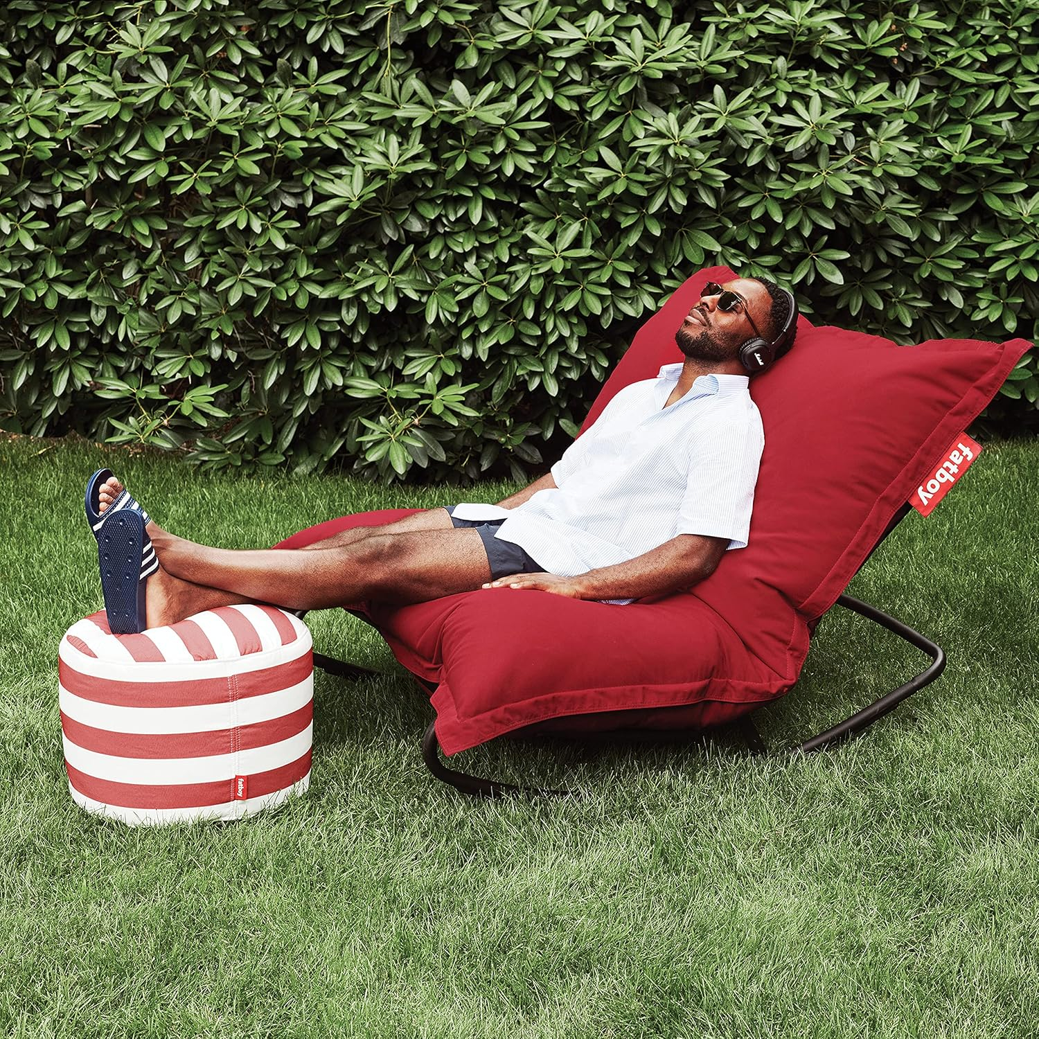 Point Outdoor Ottoman