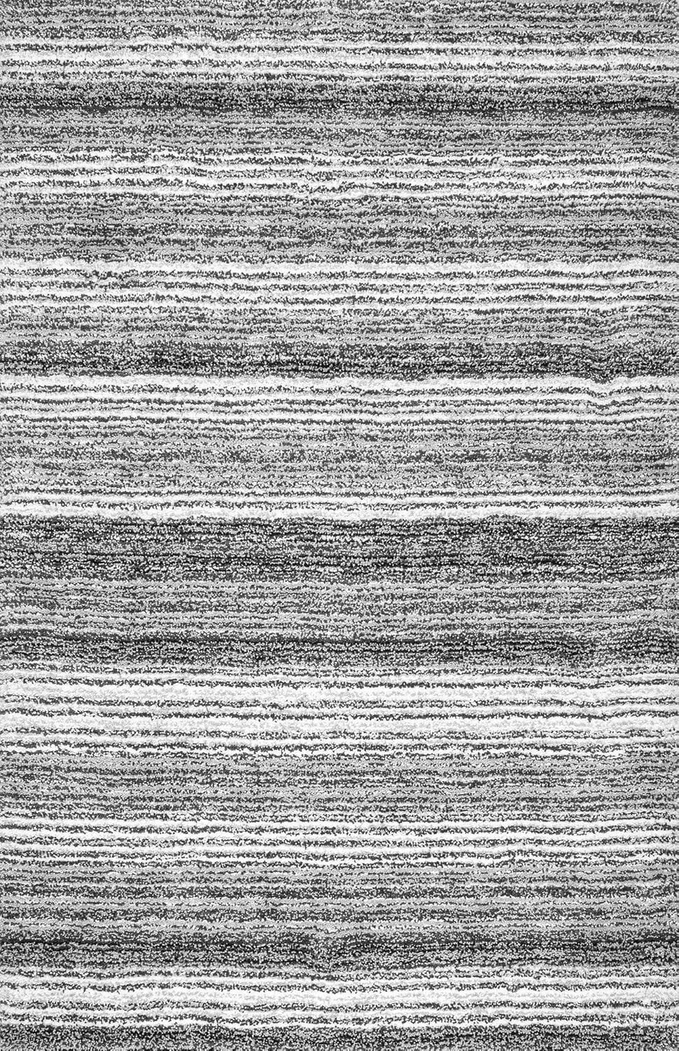 nuLOOM Classie Hand Tufted Shag Runner Rug, 2' 6" x 8', Gray Multi
