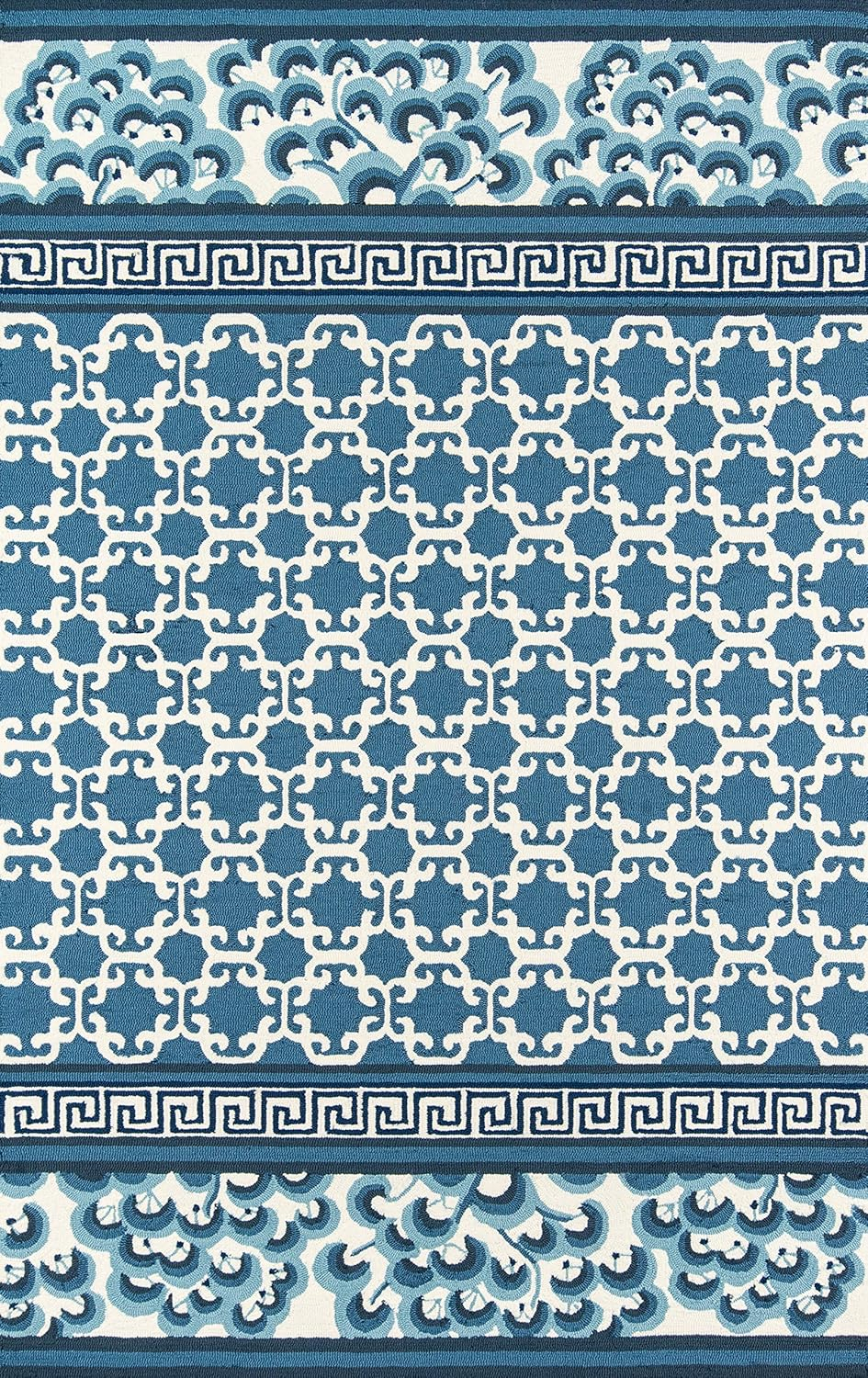 Madcap Cottage Under A Loggia Montserrat Area, Indoor Outdoor Rug, Pink, 8' X 10'